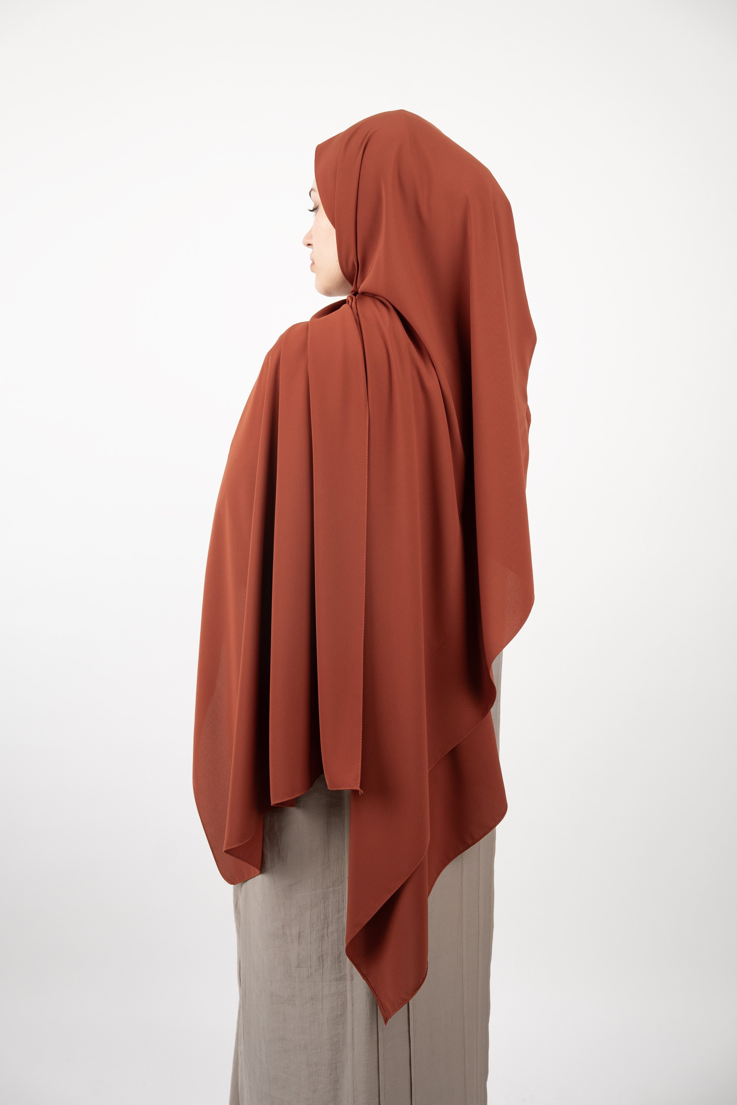 Medine İpeği Şal KİREMİT