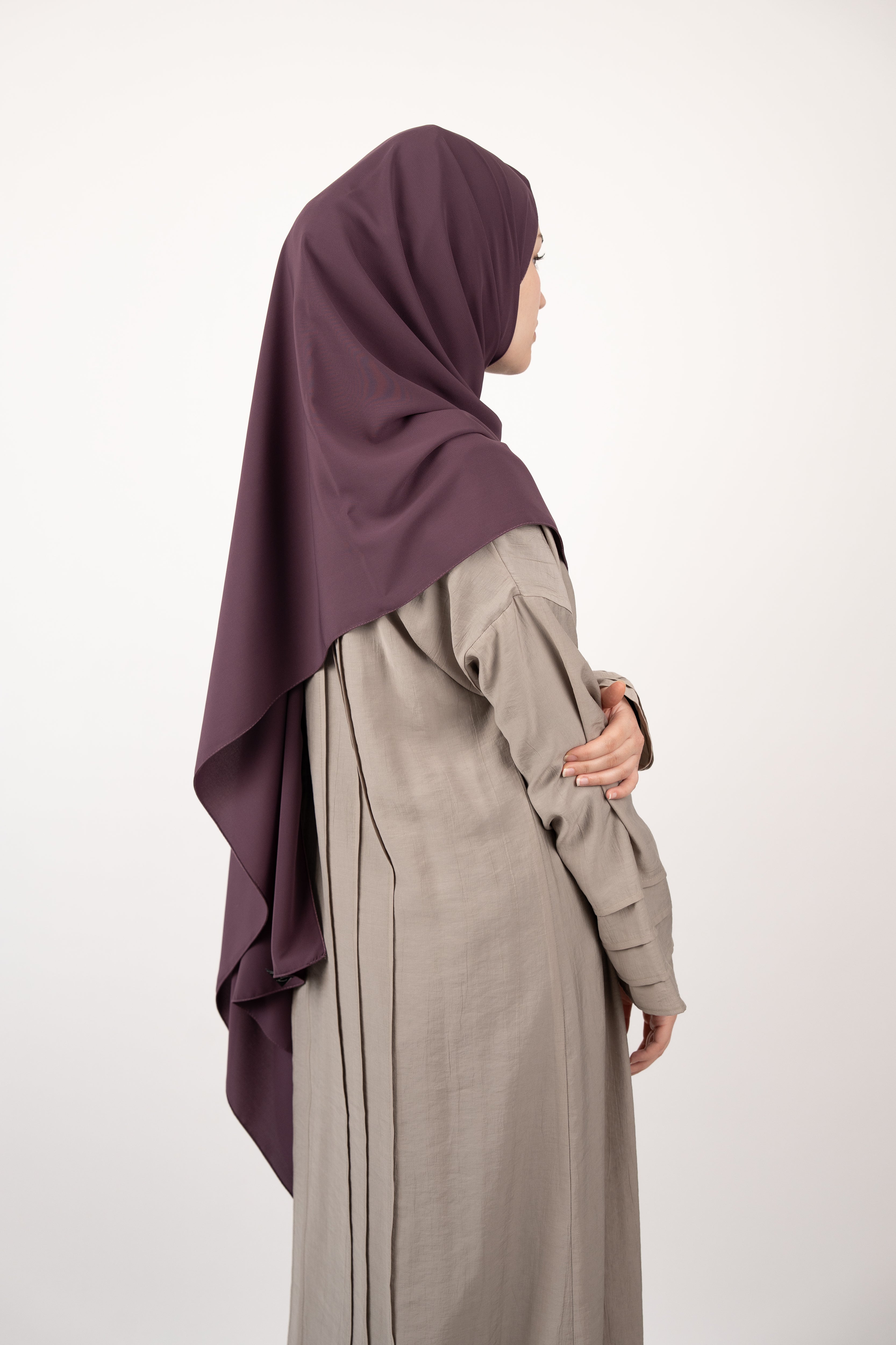 Medine İpeği Şal MÜRDÜM