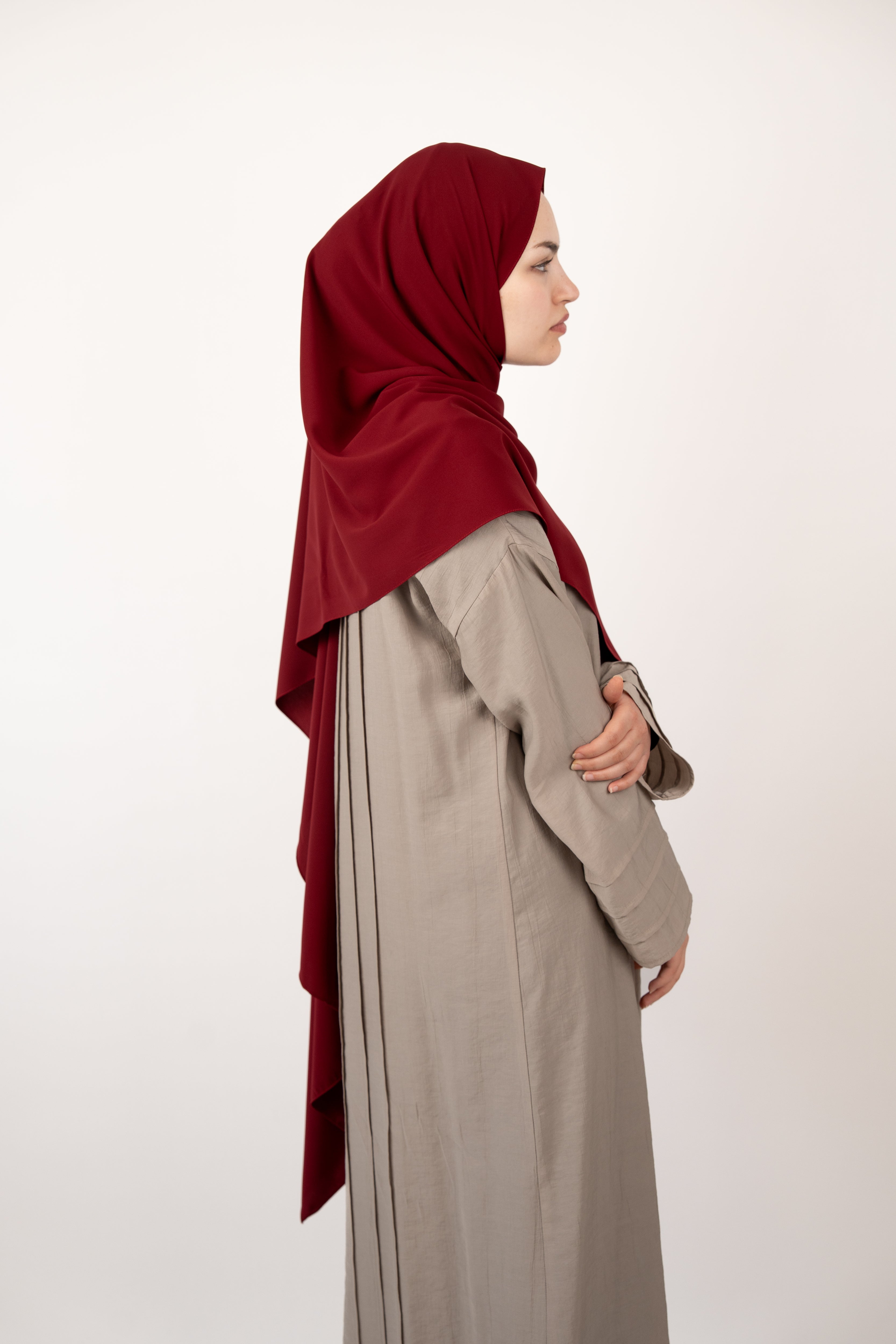 Medine İpeği Şal BORDO