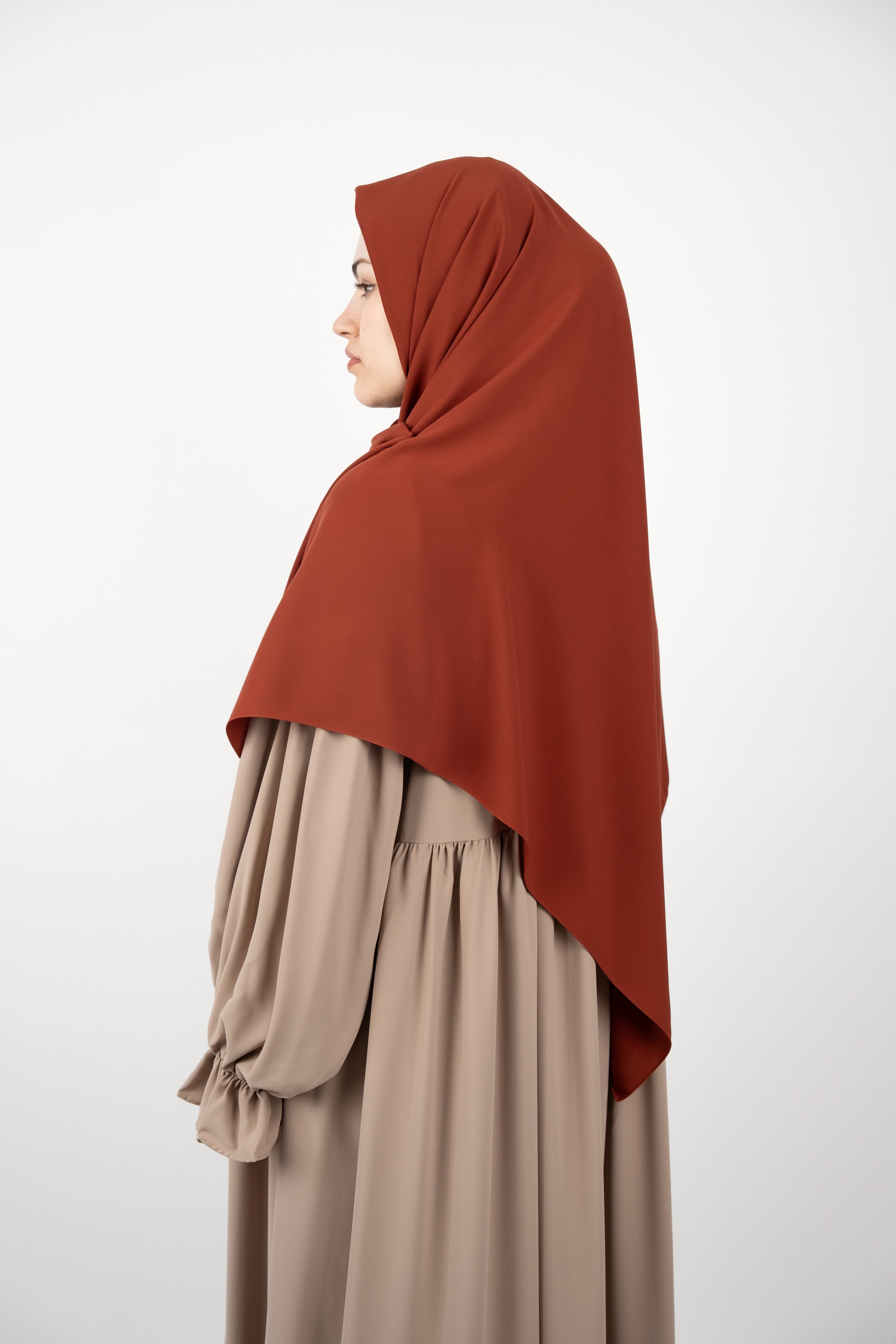 Medine İpeği Eşarp KİREMİT