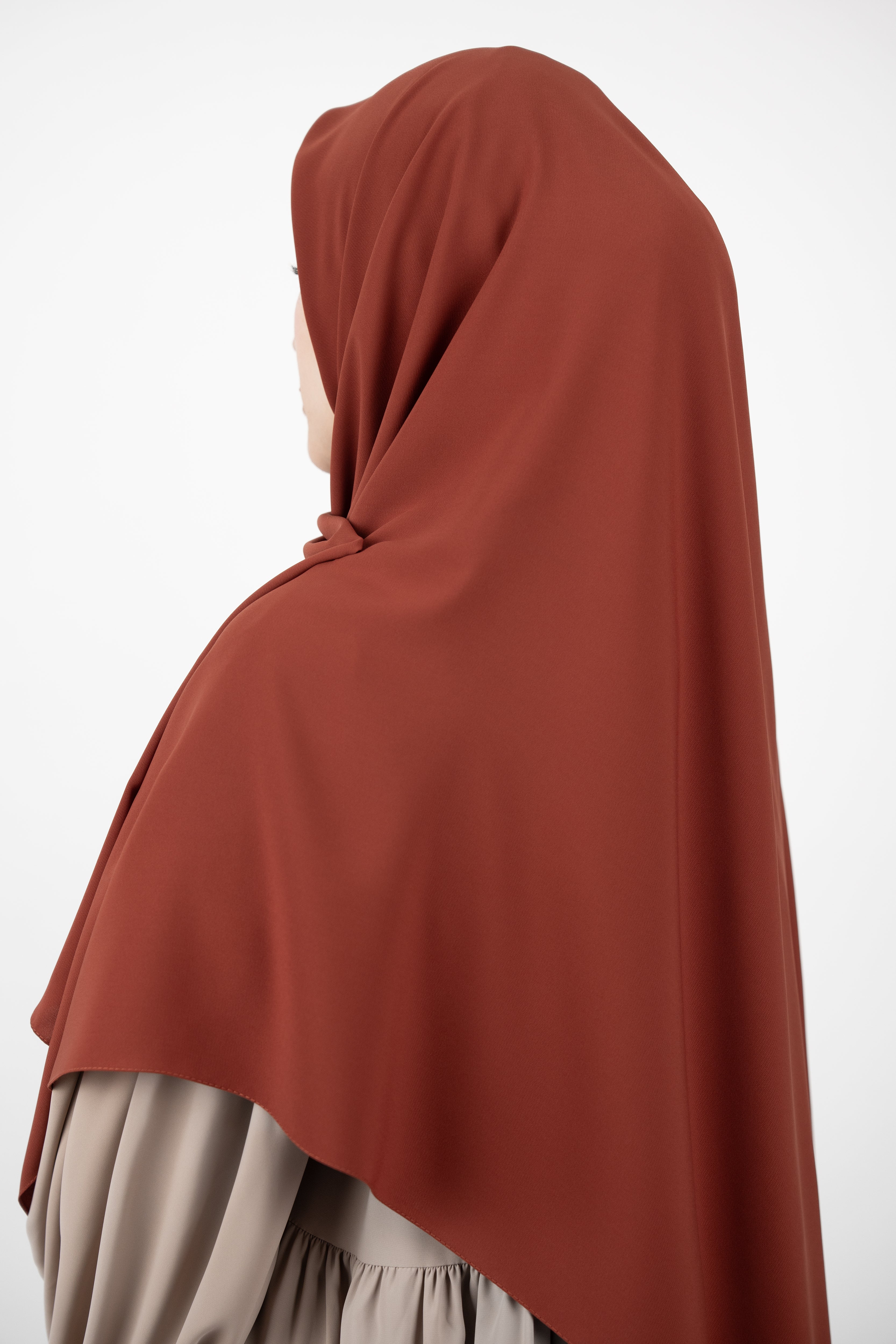 Medine İpeği Eşarp KİREMİT