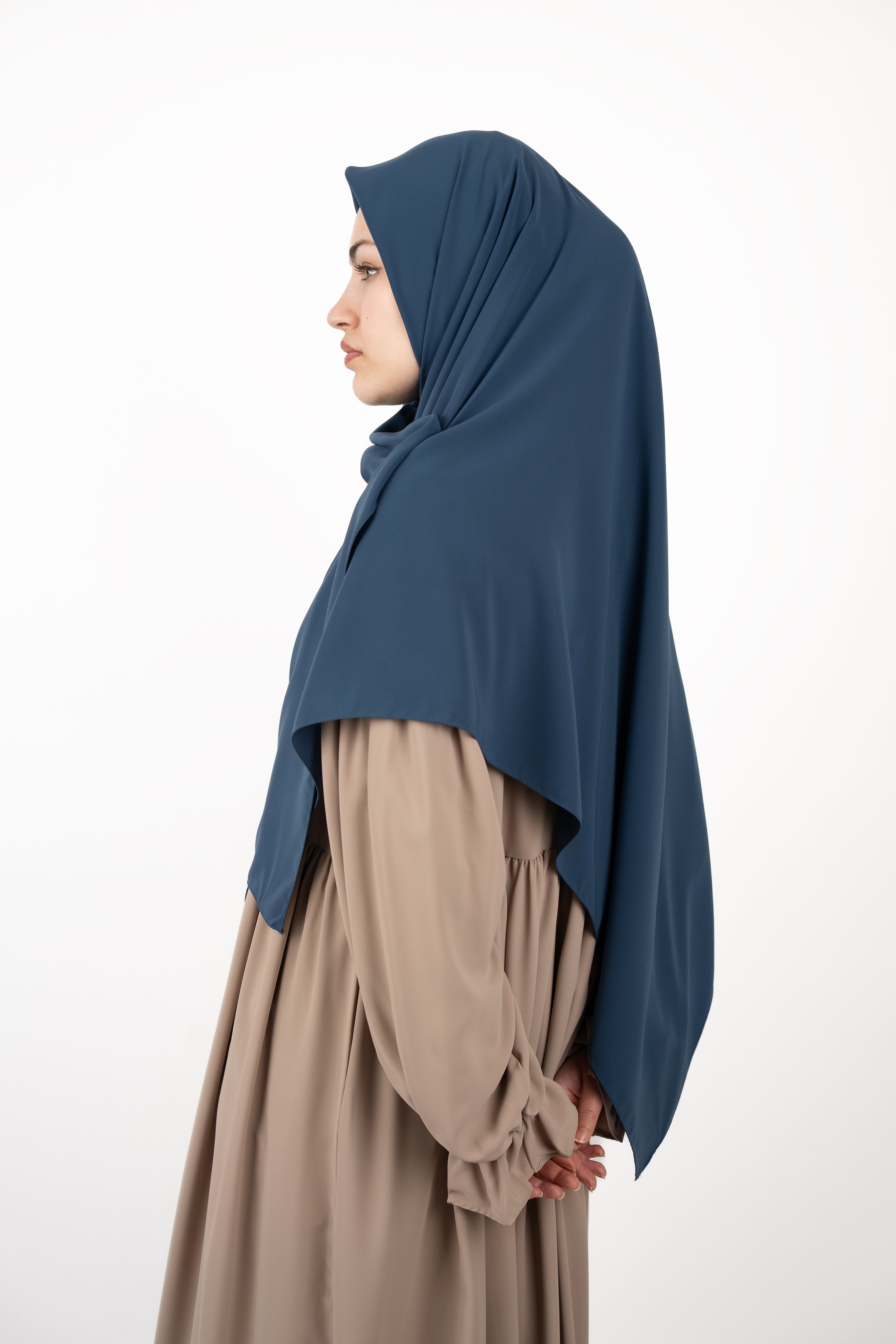 Medine İpeği Eşarp İNDİGO