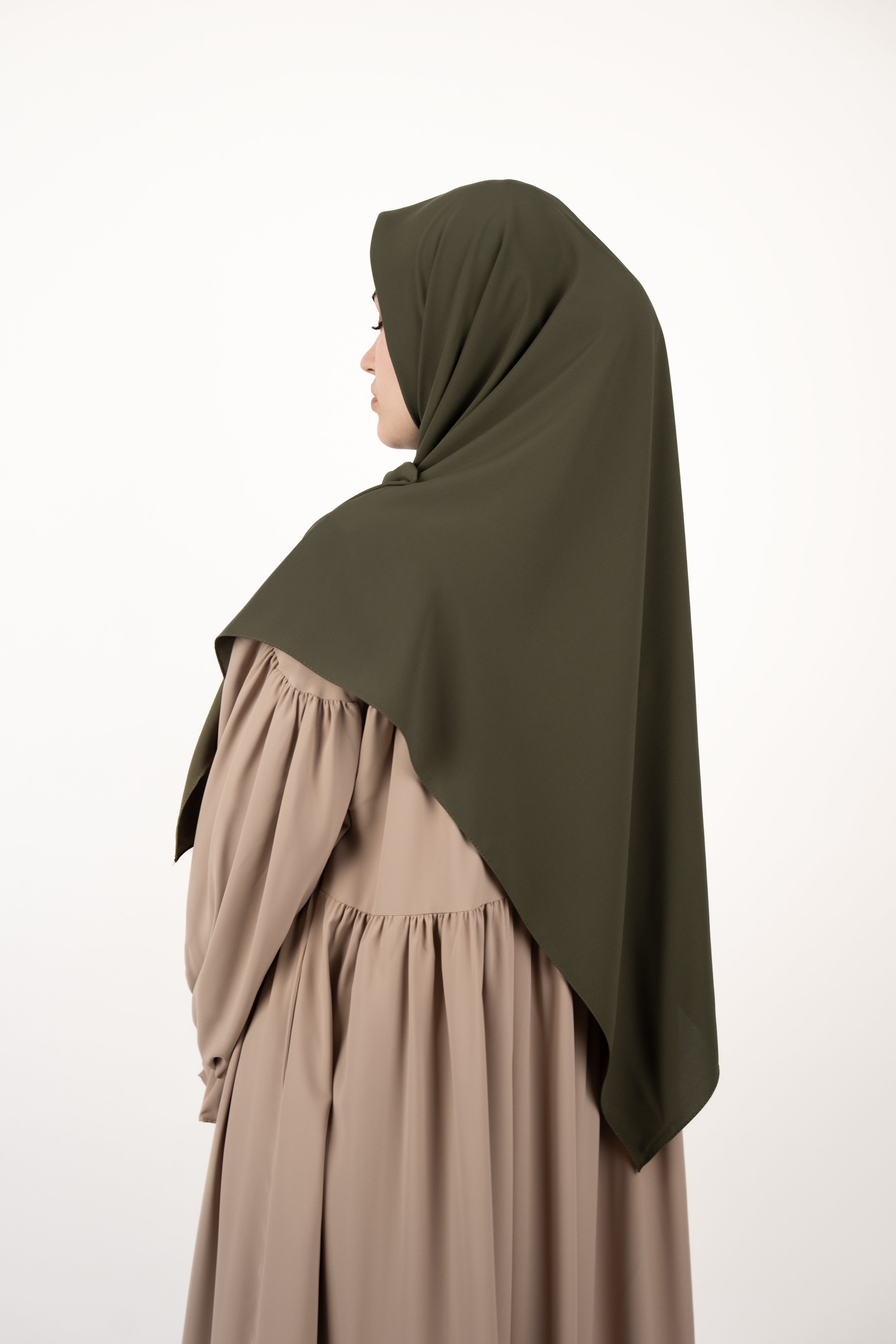 Medine İpeği Eşarp SOFT YEŞİL