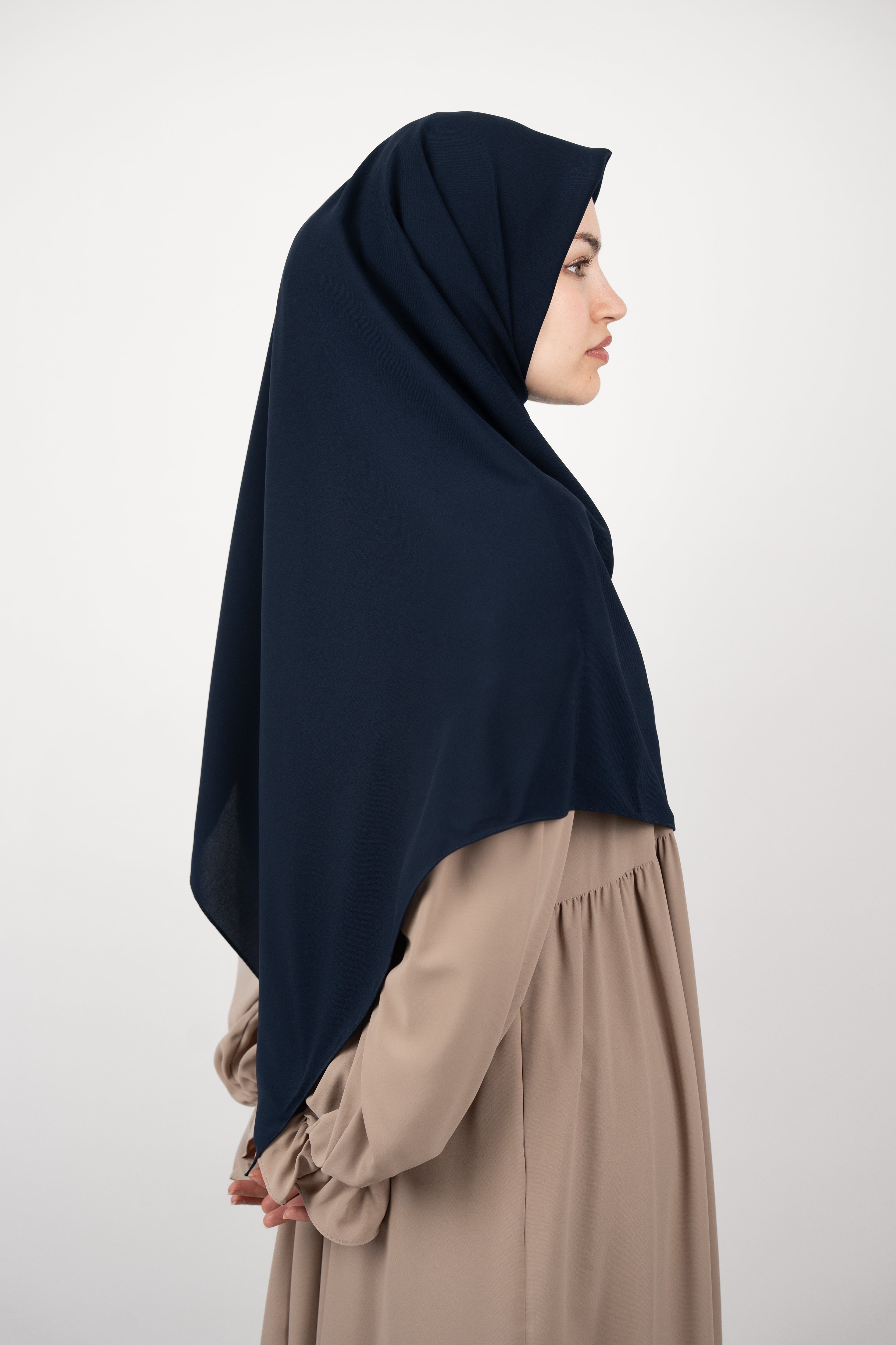 Medine İpeği Eşarp LACİVERT