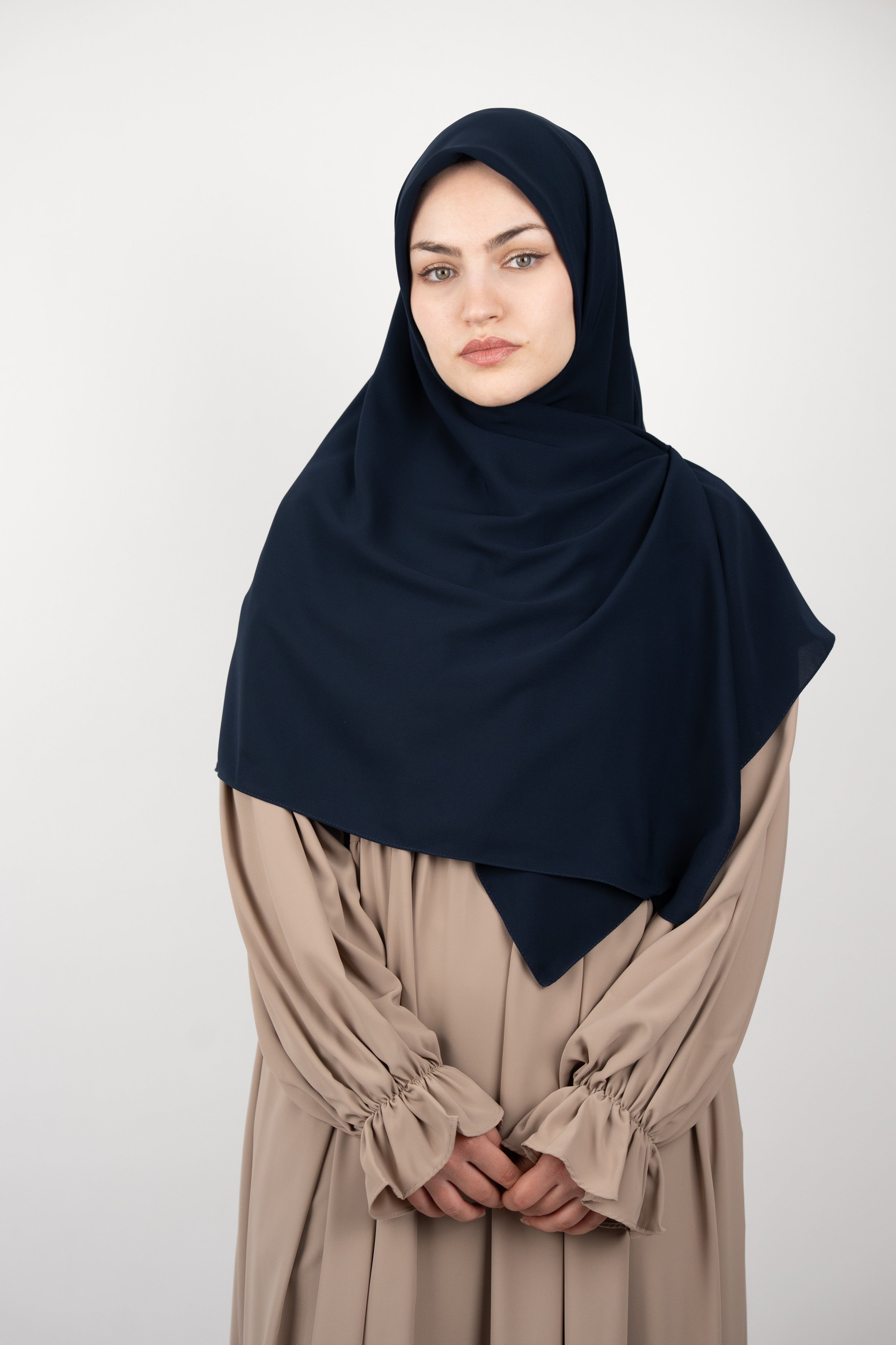 Medine İpeği Eşarp LACİVERT