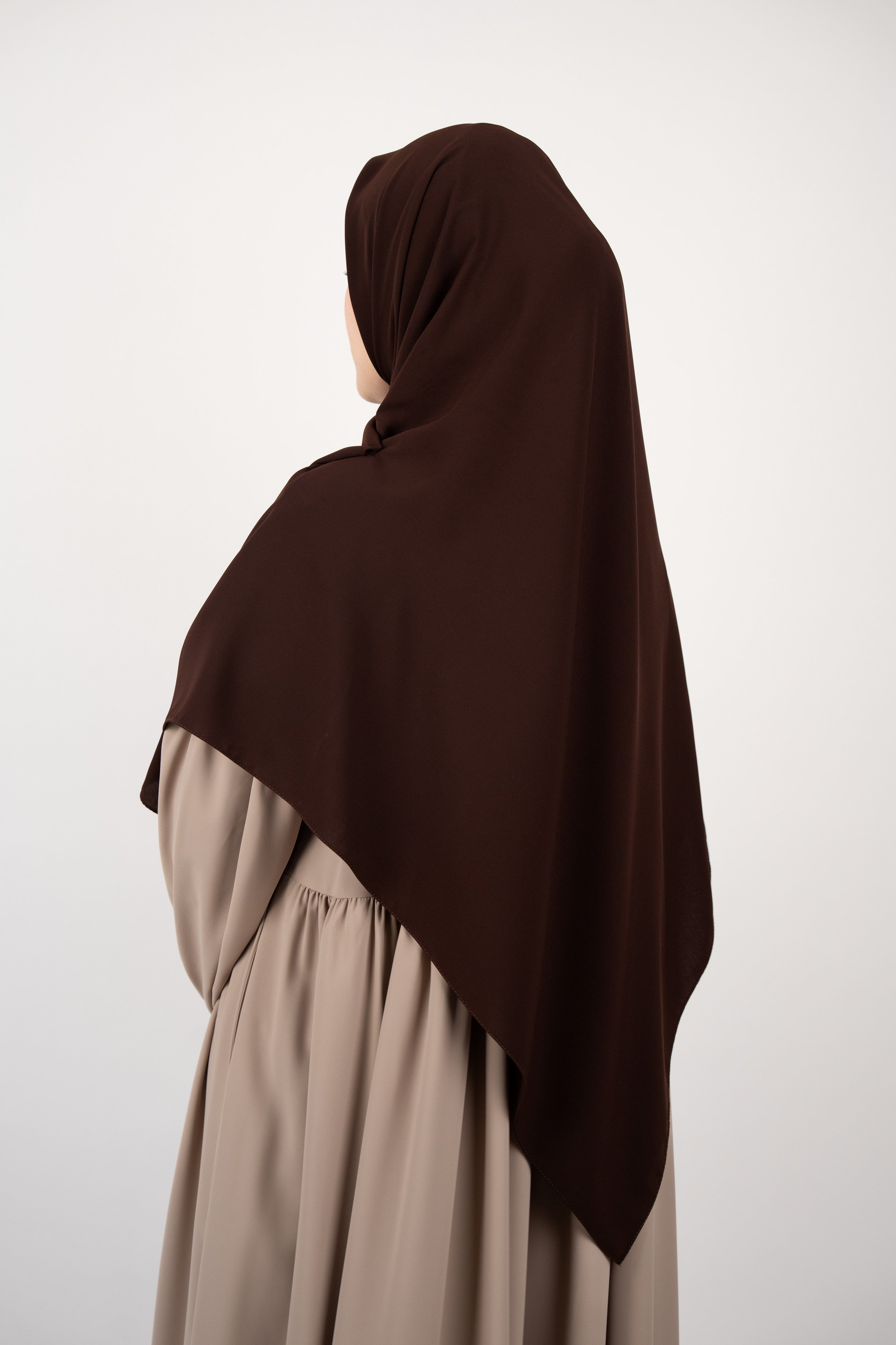 Medine İpeği Eşarp ACI KAHVE