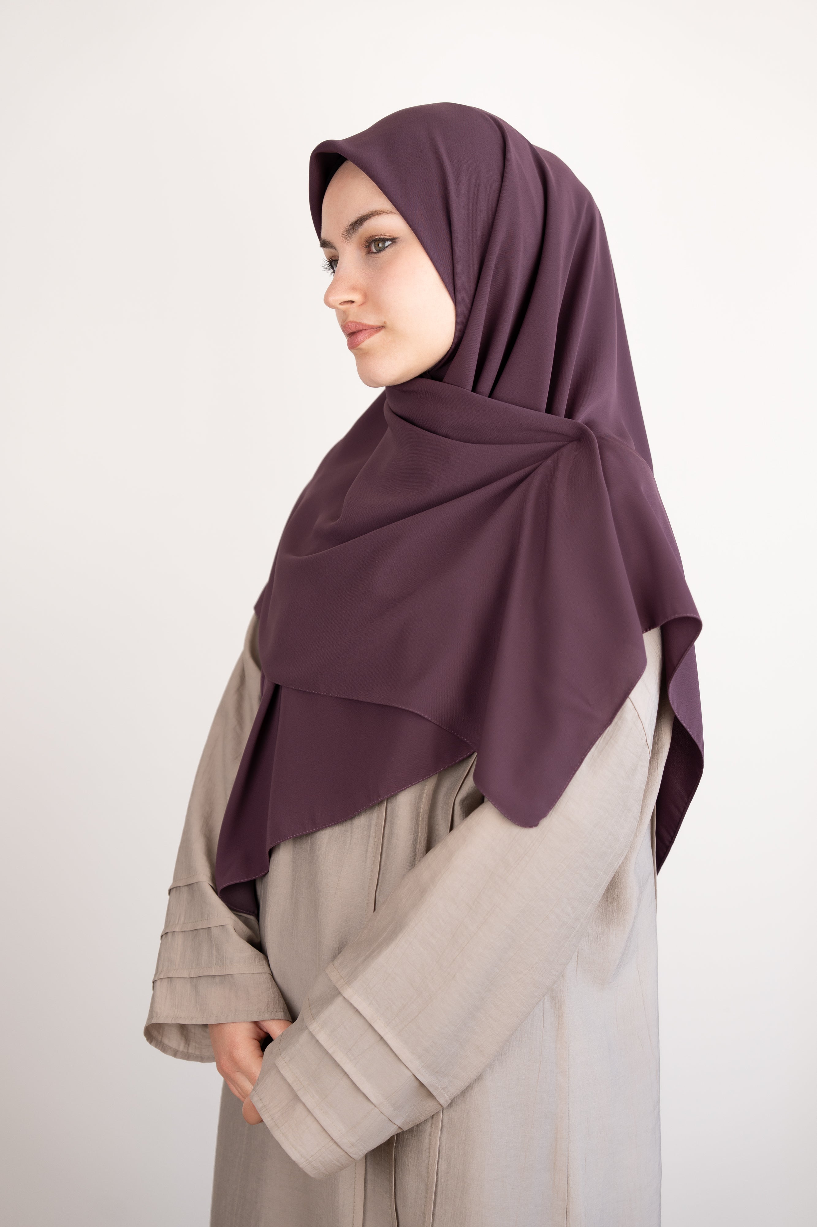 Medine İpeği Eşarp MÜRDÜM