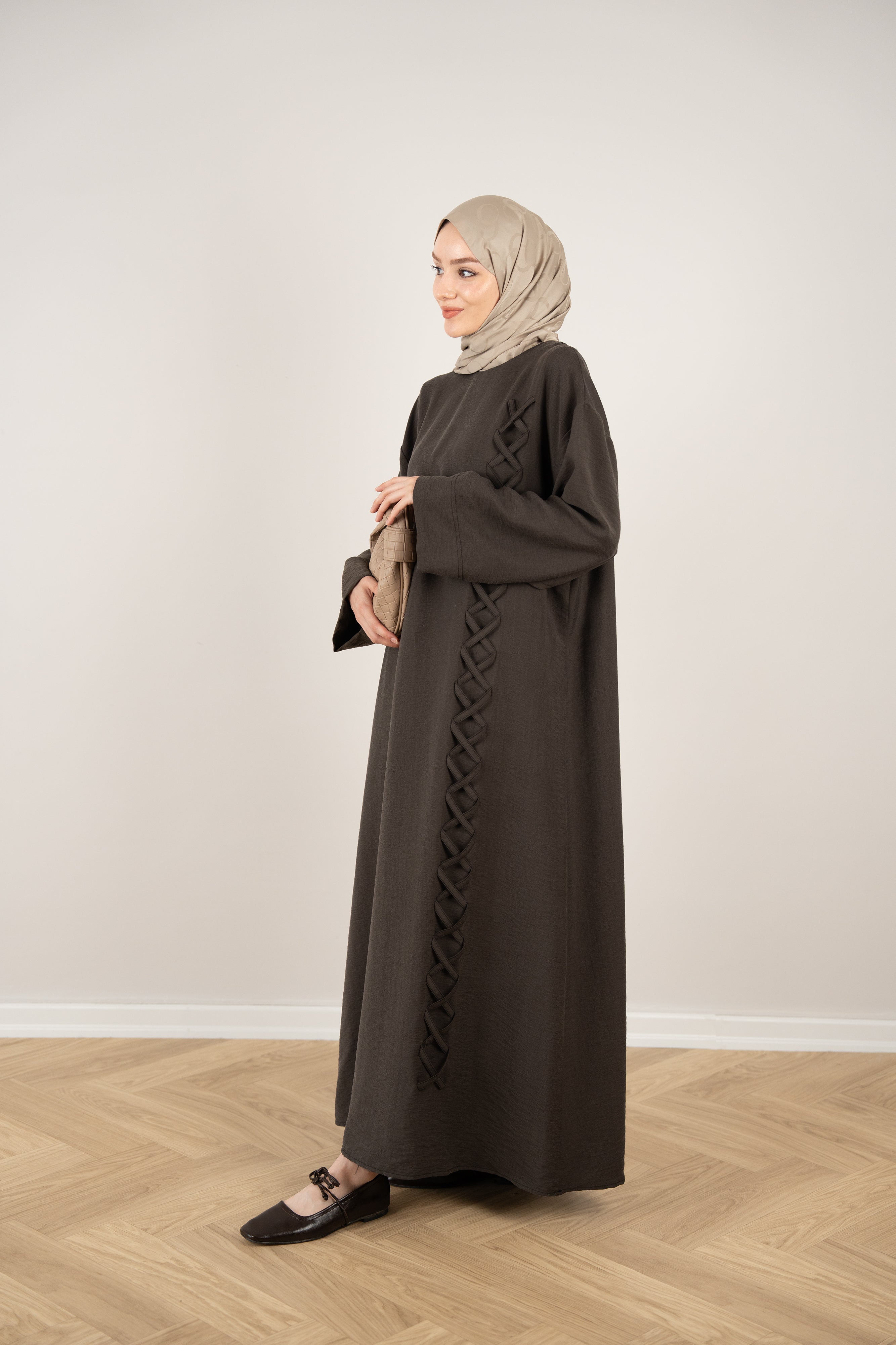 Boho Elbise KAHVERENGİ