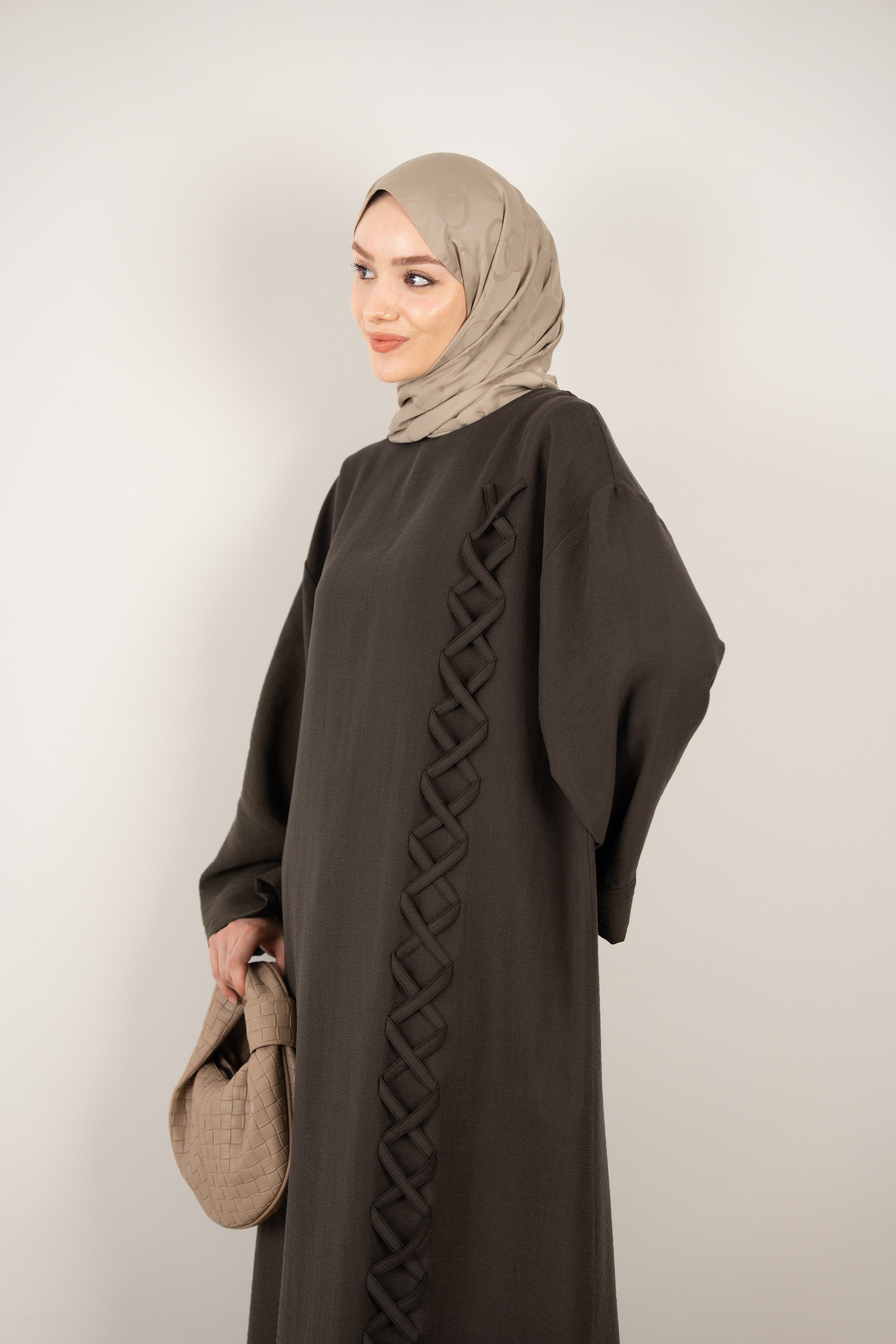 Boho Elbise KAHVERENGİ
