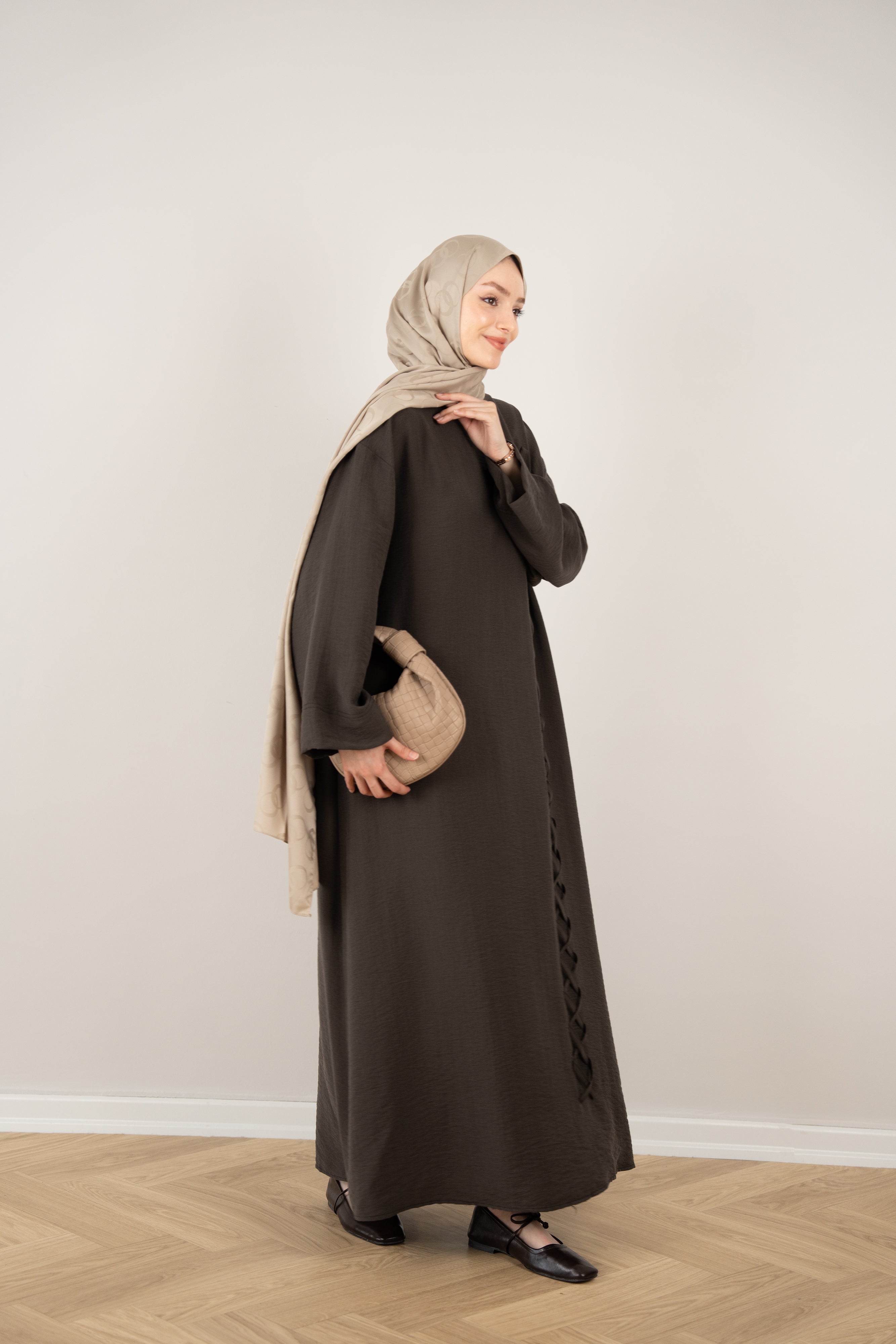 Boho Elbise KAHVERENGİ