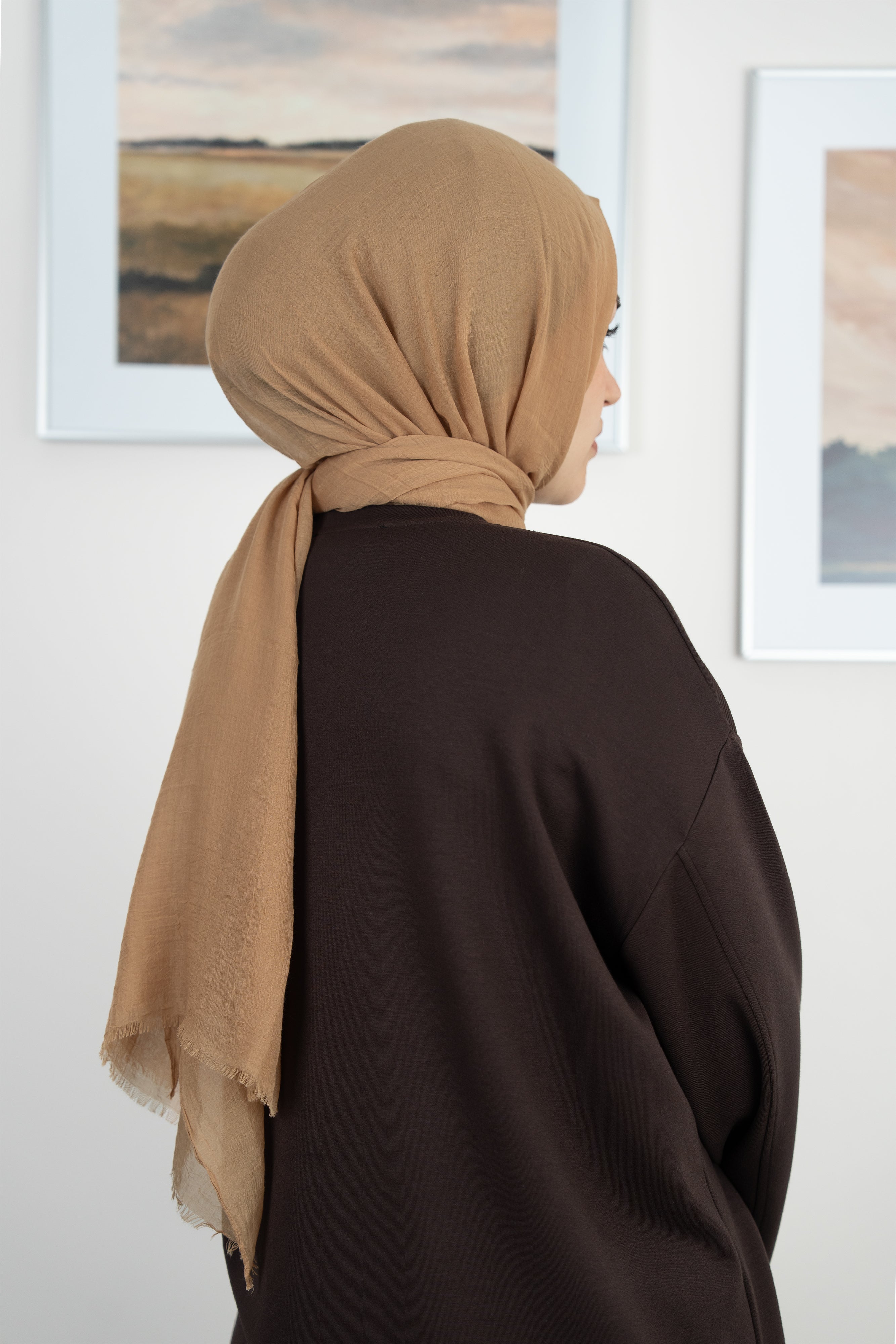 Konfor Şal Soft Hardal