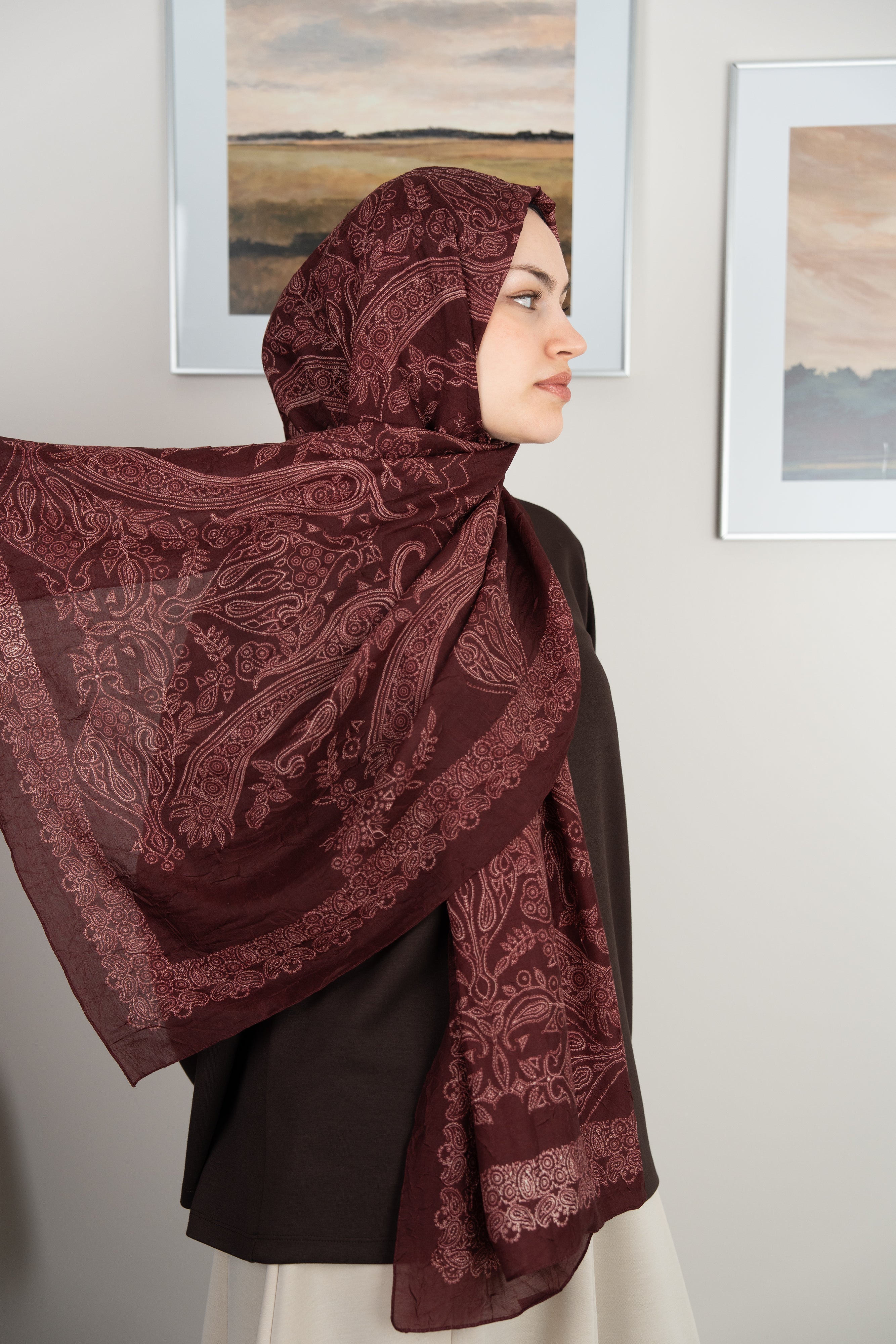 Etnik Şal BORDO