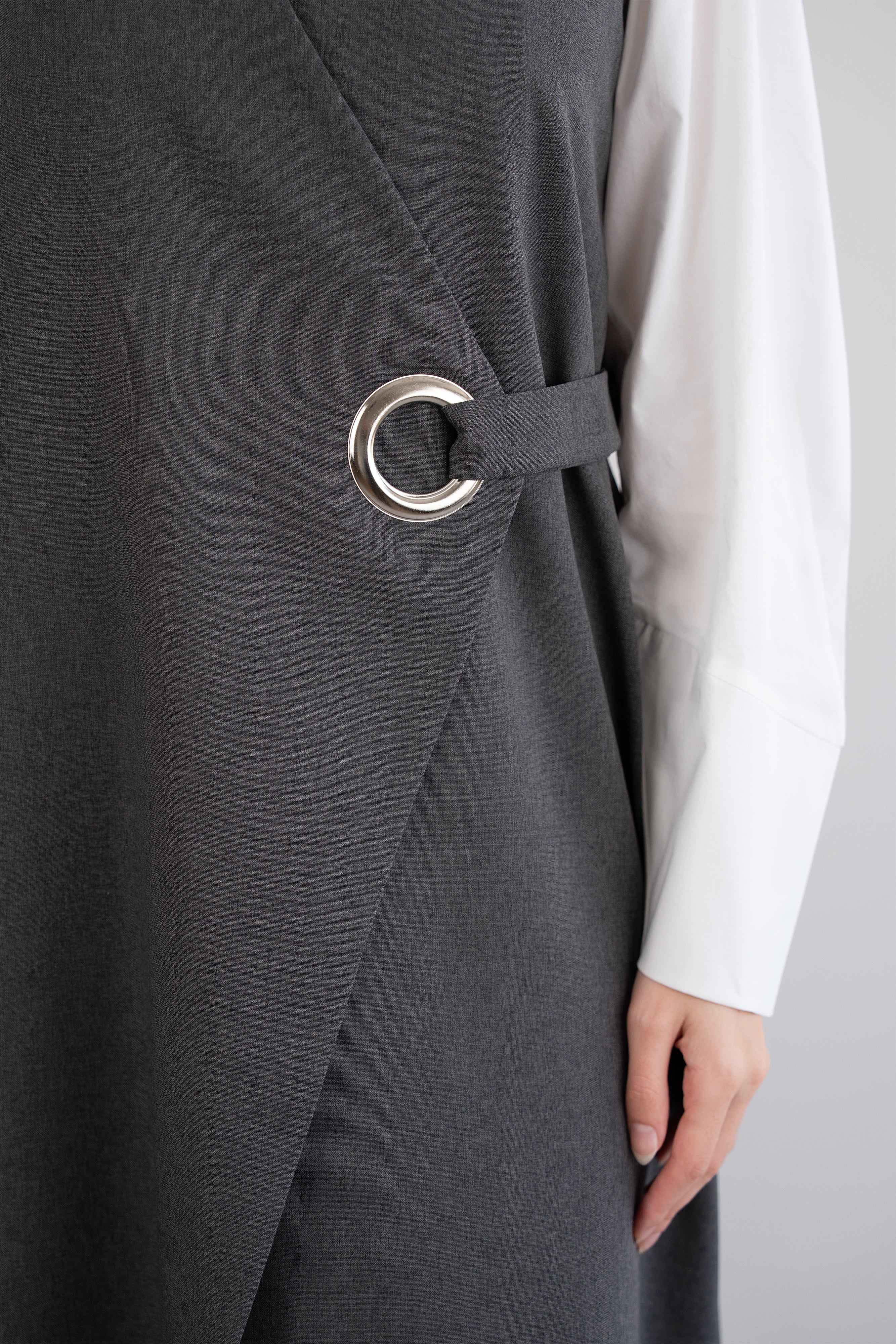 Halka Tokalı Jile GRİ