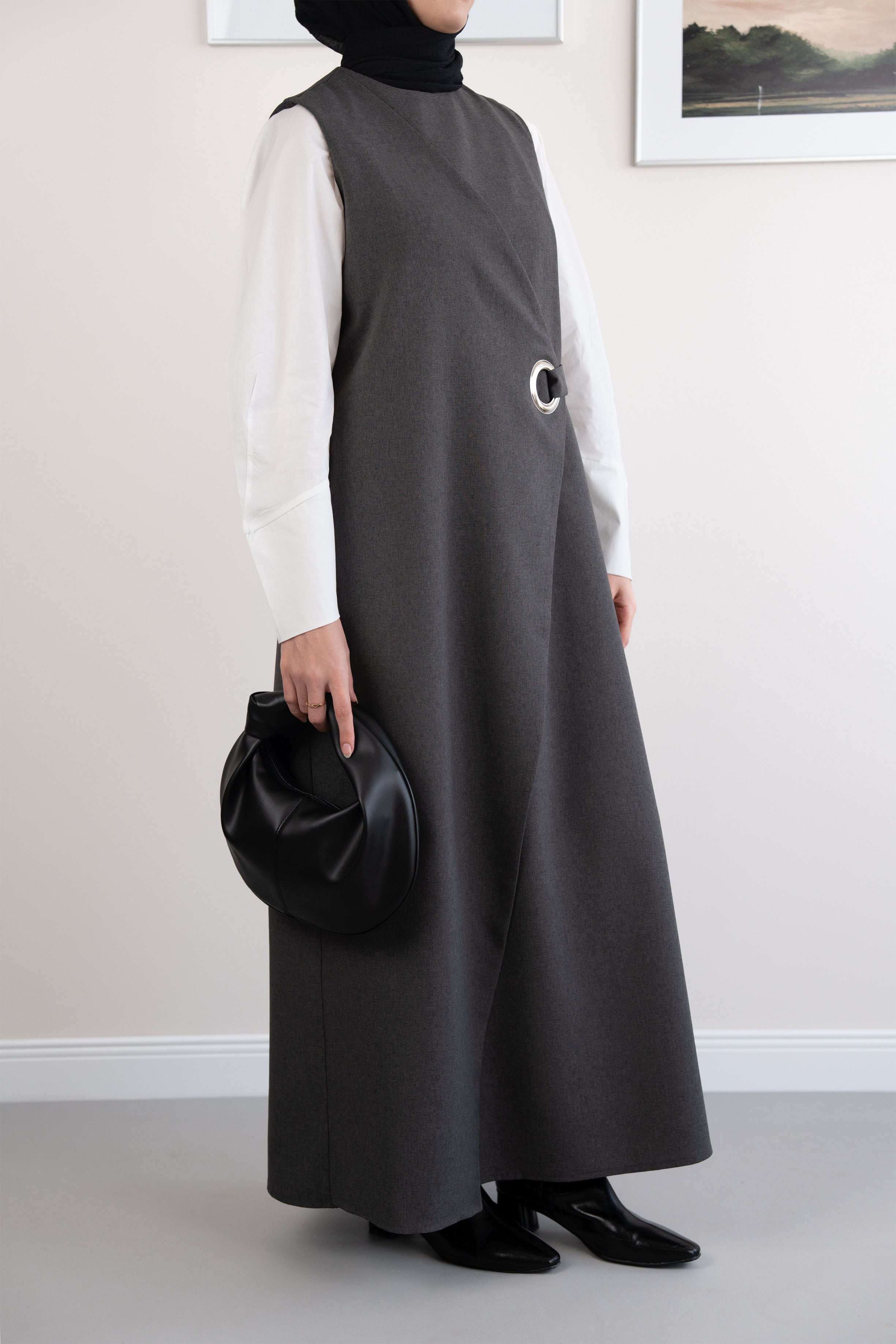 Halka Tokalı Jile GRİ