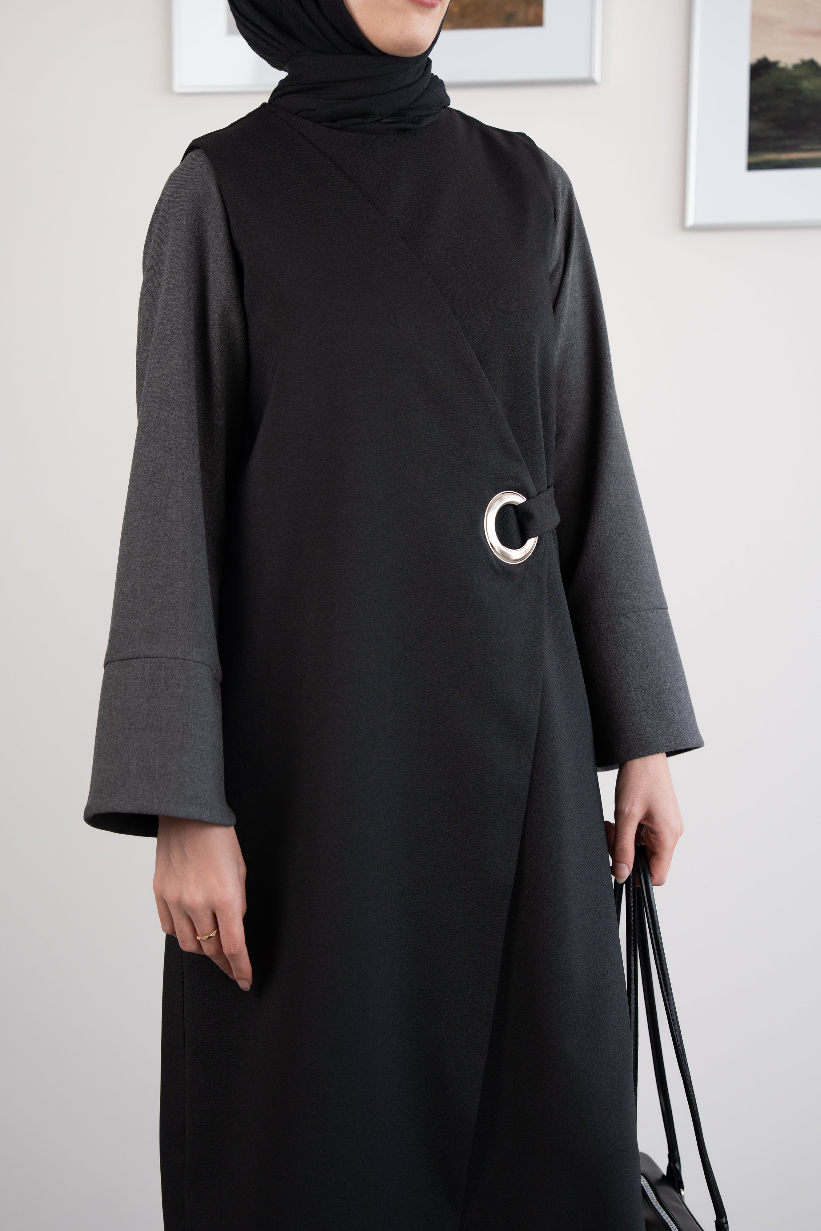 Halka Tokalı Jile SİYAH