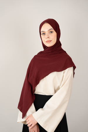 Rami Soft Viskon Şal BORDO