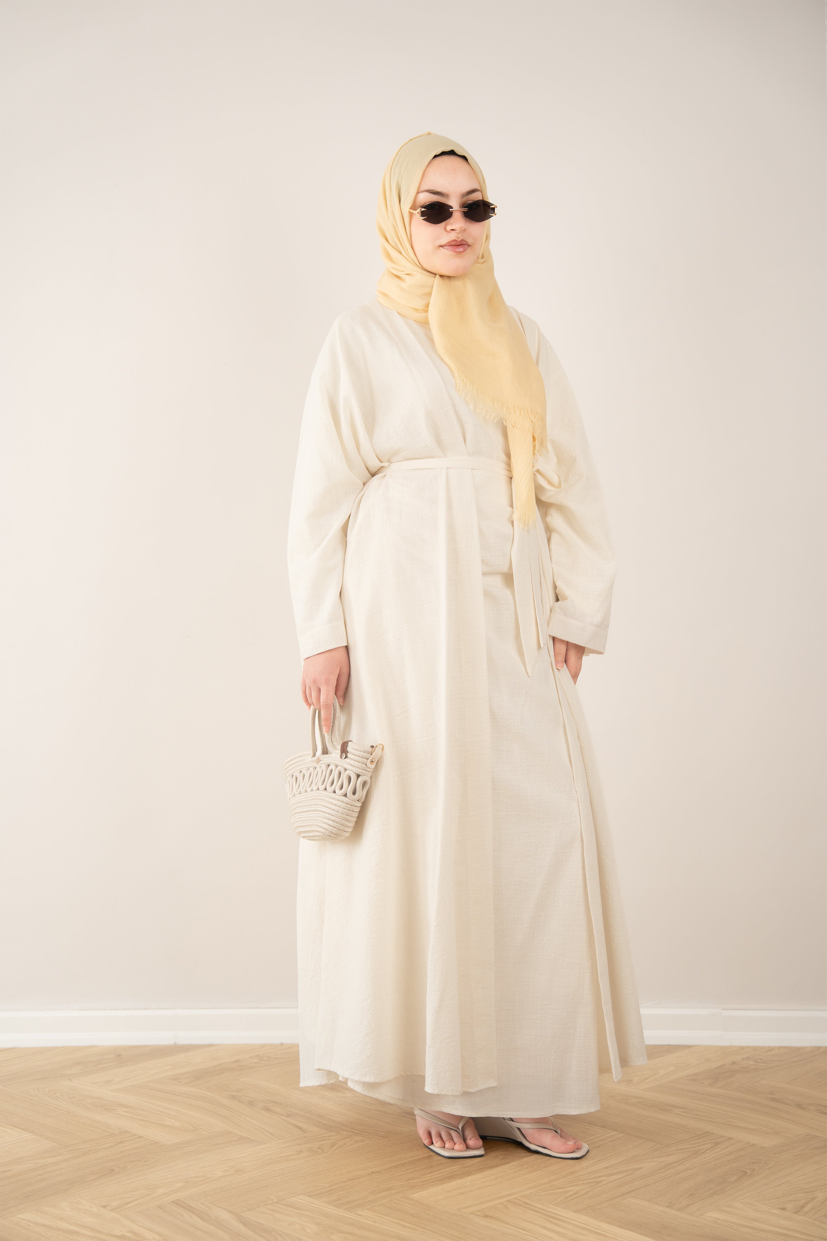 Kimono 3'lü Takım EKRU