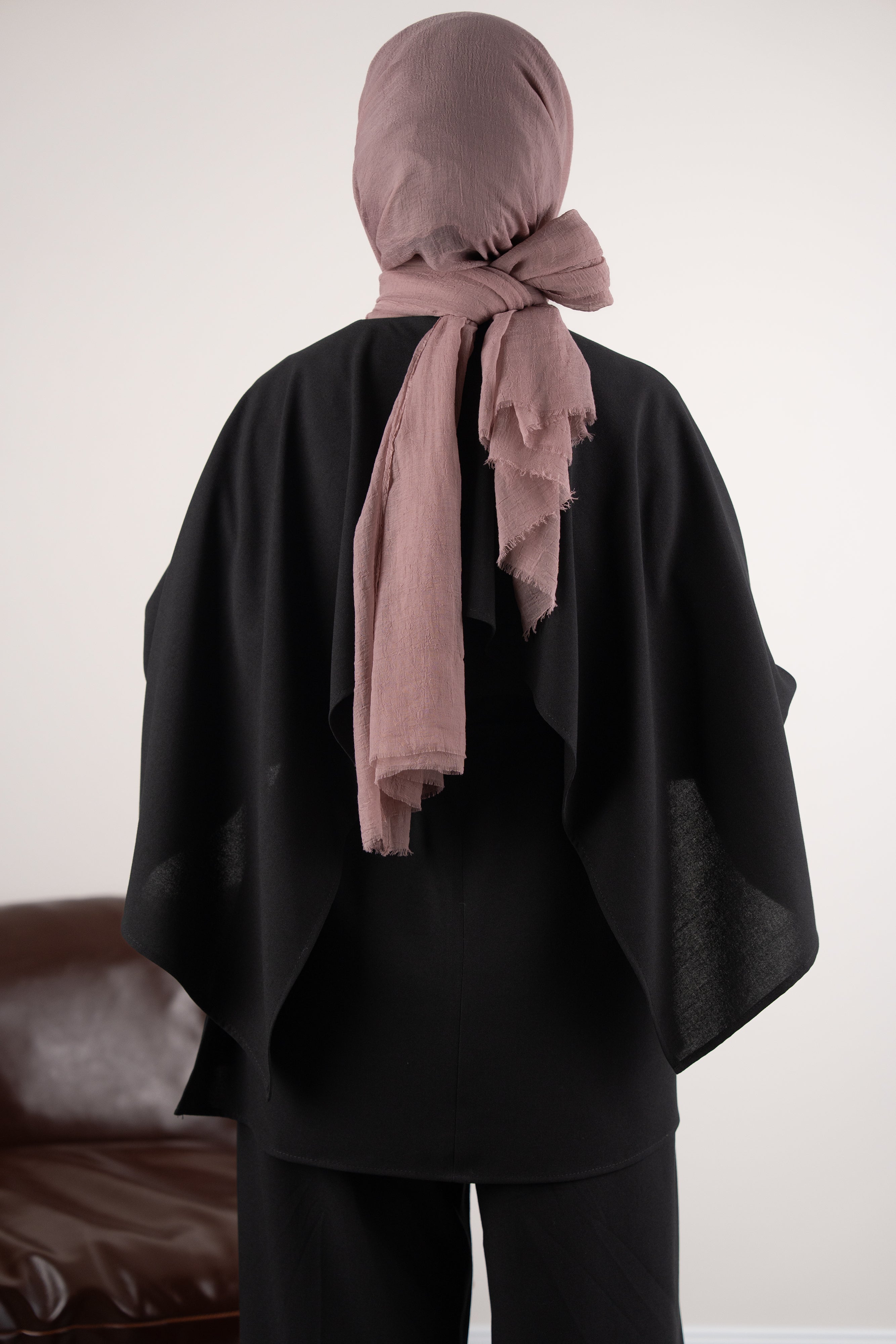 Pelerinli Tunik SİYAH