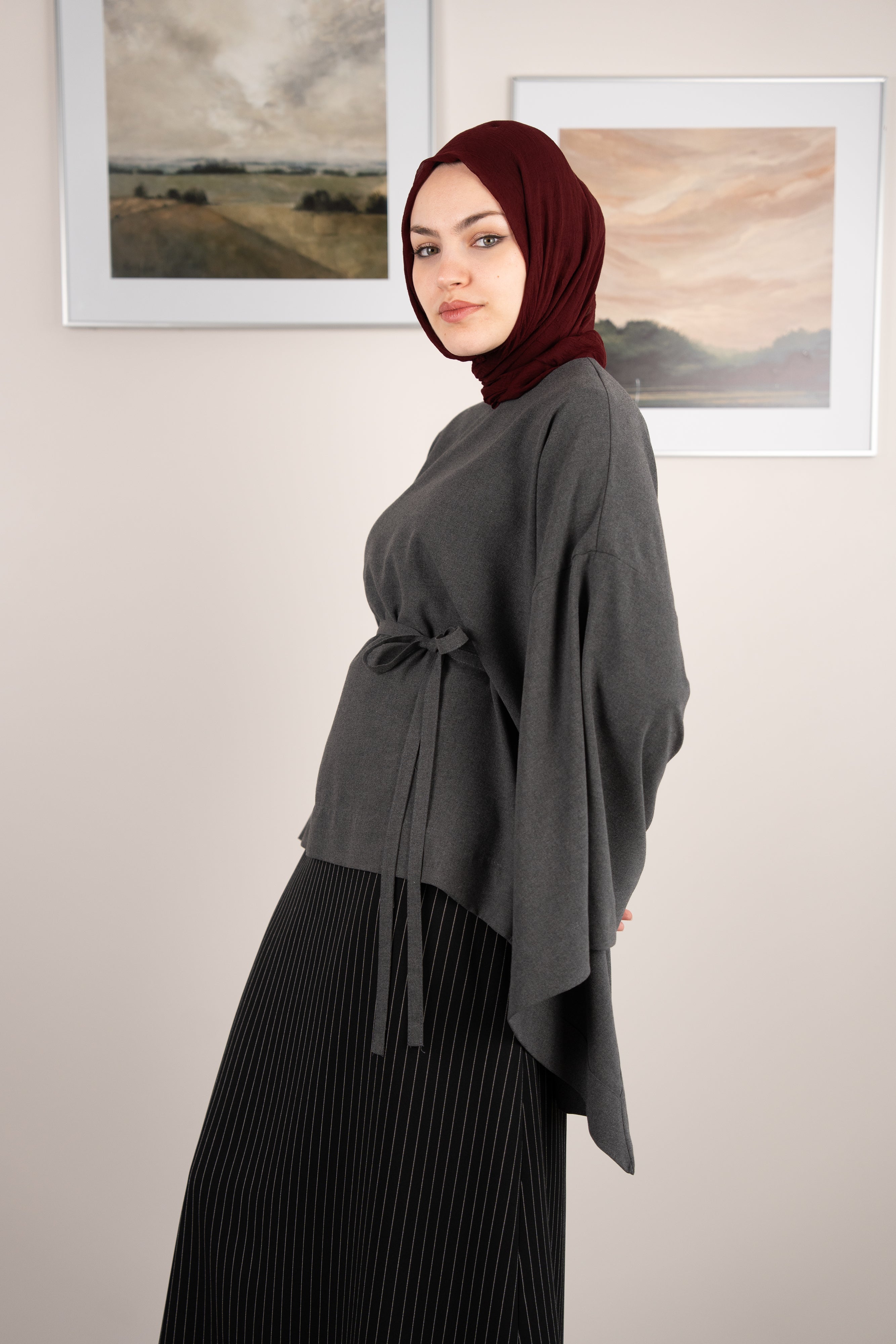 Pelerinli Panço GRİ