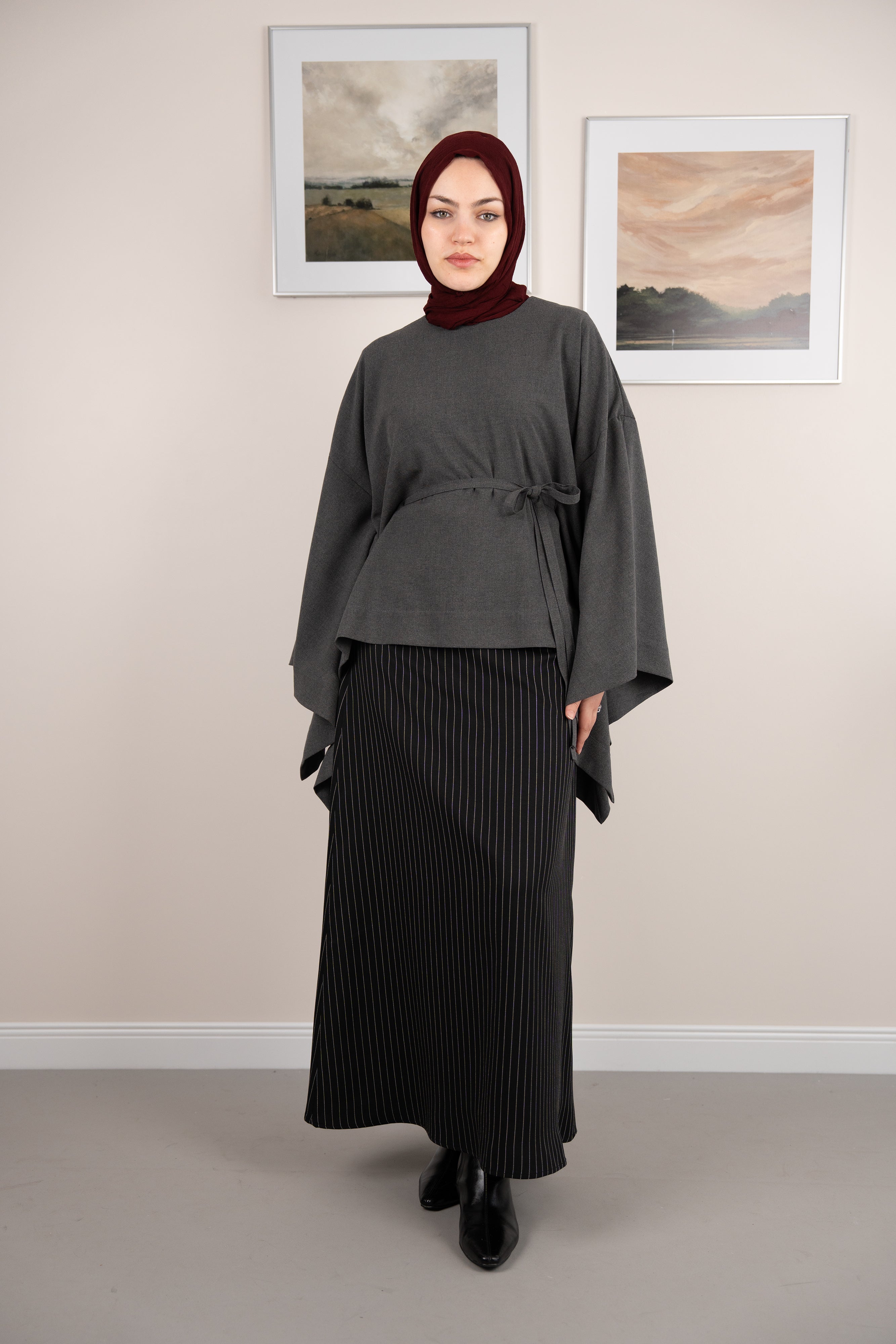 Pelerinli Panço GRİ