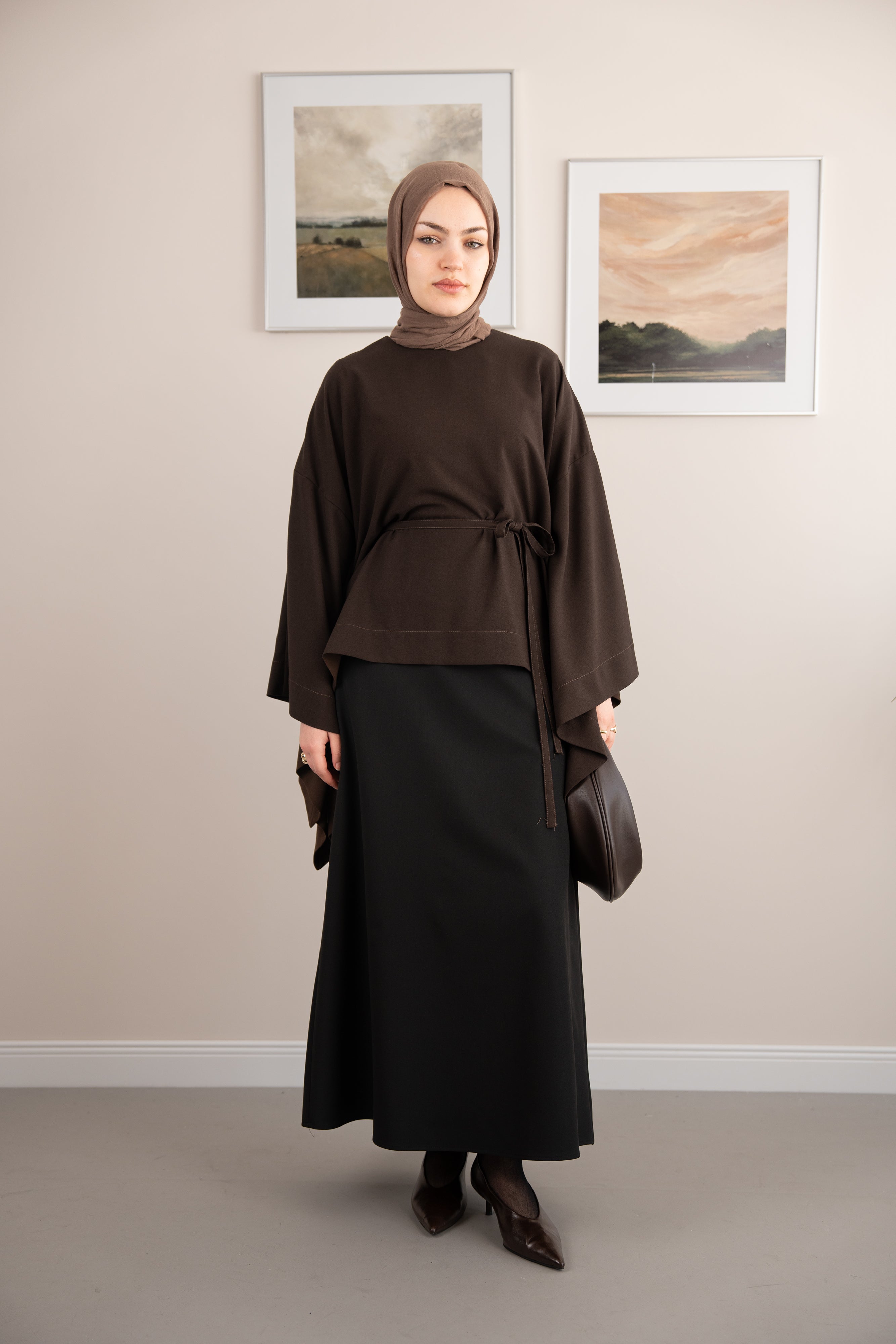 Pelerinli Panço KAHVERENGİ