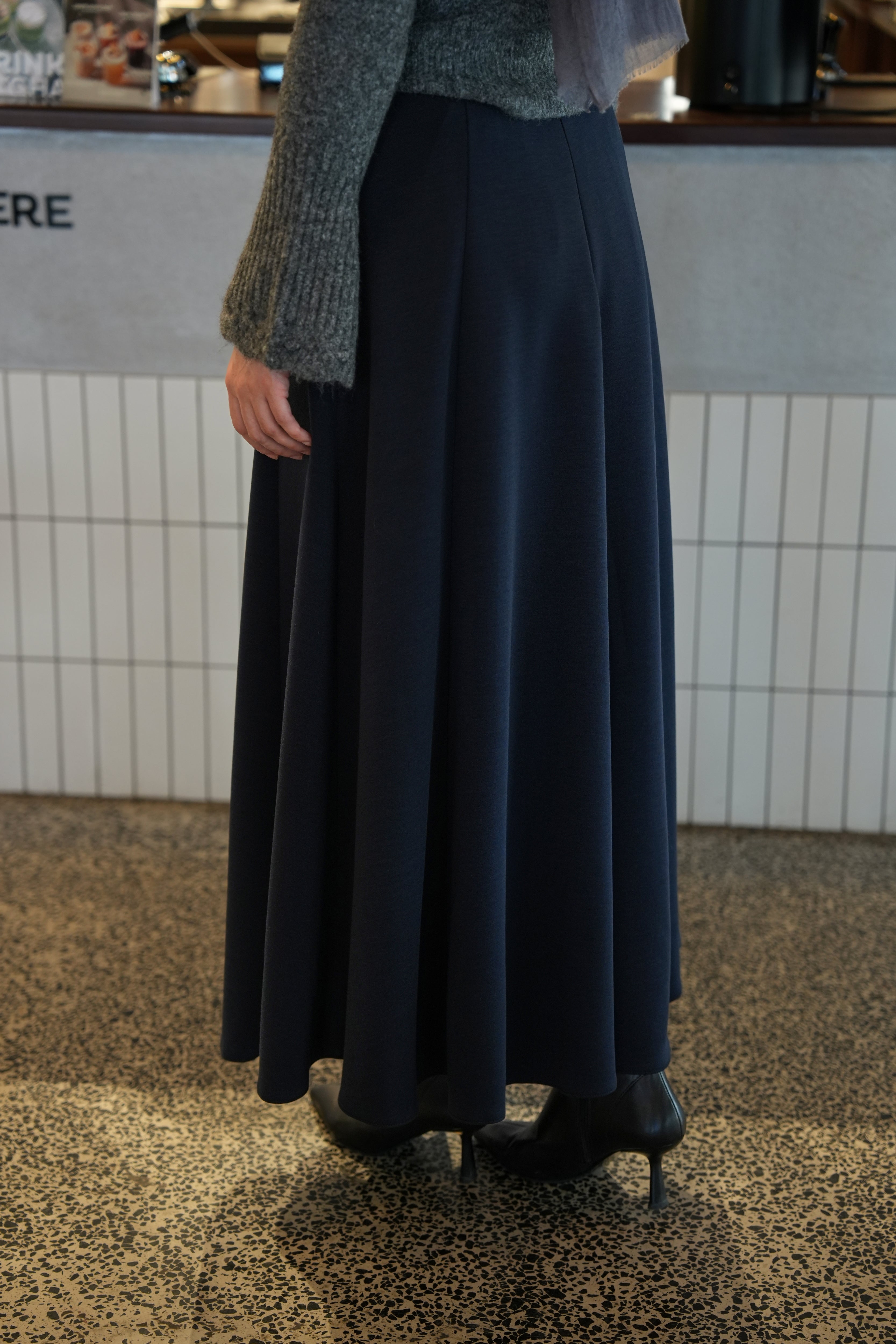 Modal Parçalı Etek LACİVERT