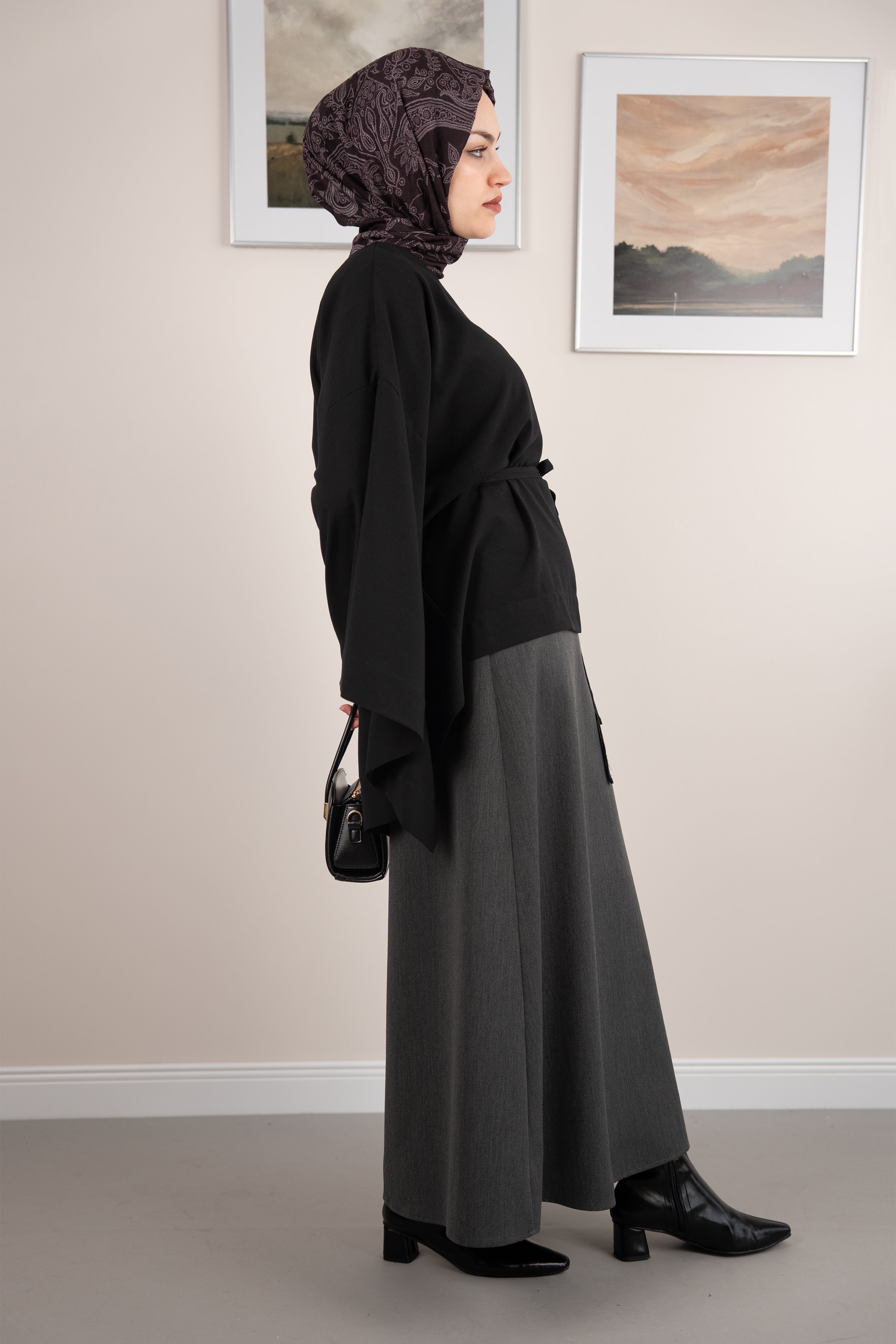 Pelerinli Panço SİYAH