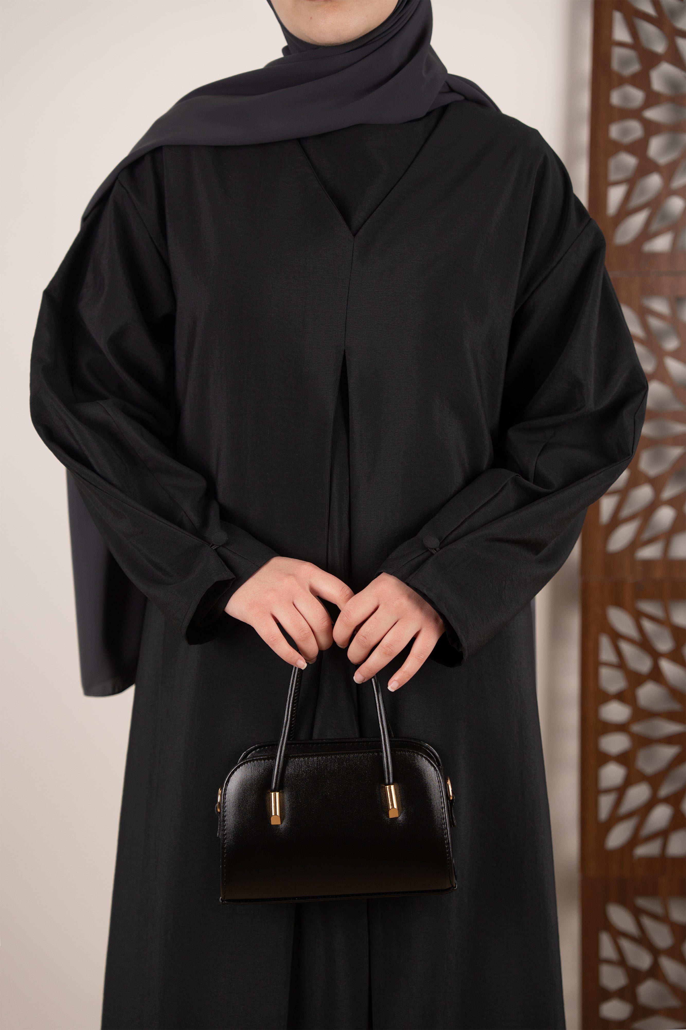 Katmanlı Elbise SİYAH