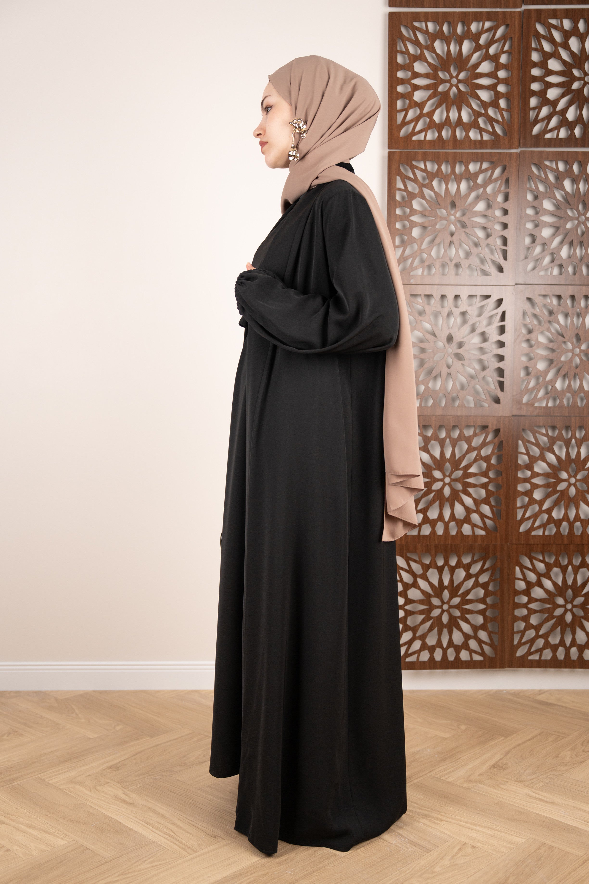 Luxury Abaya Takım SİYAH