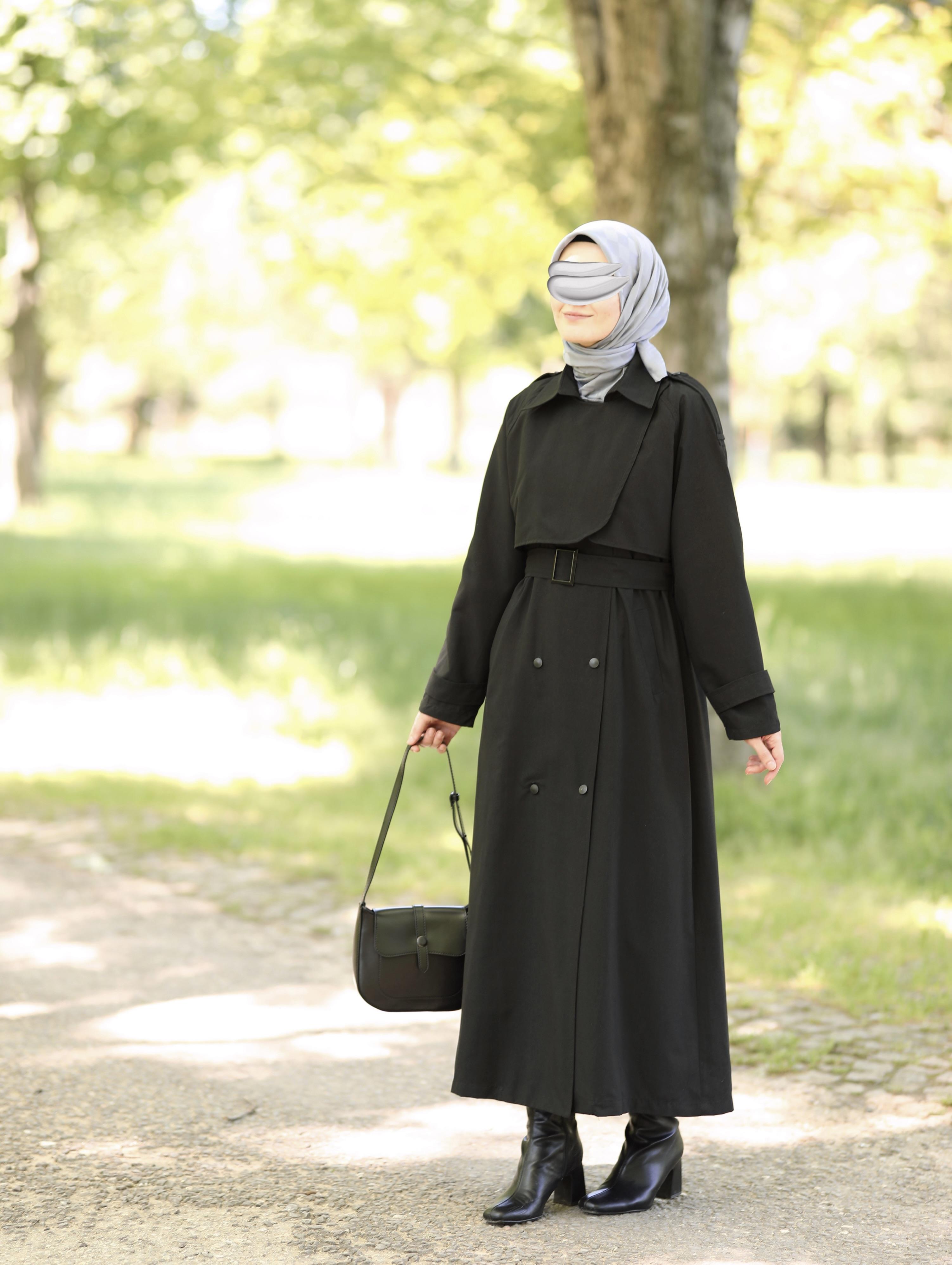 Farah Trençkot SİYAH