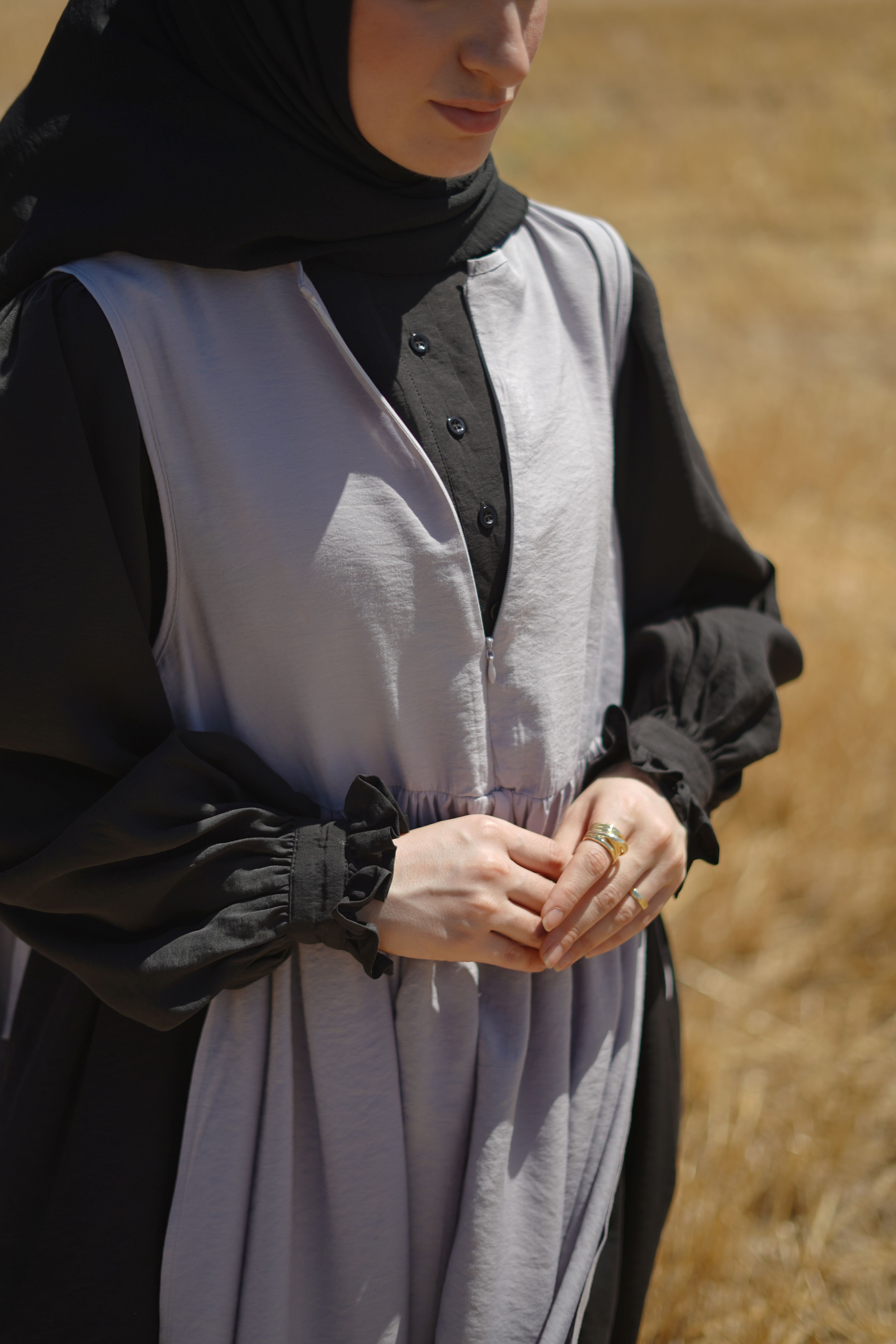 Modal Bağlamalı Jile AÇIK GRİ