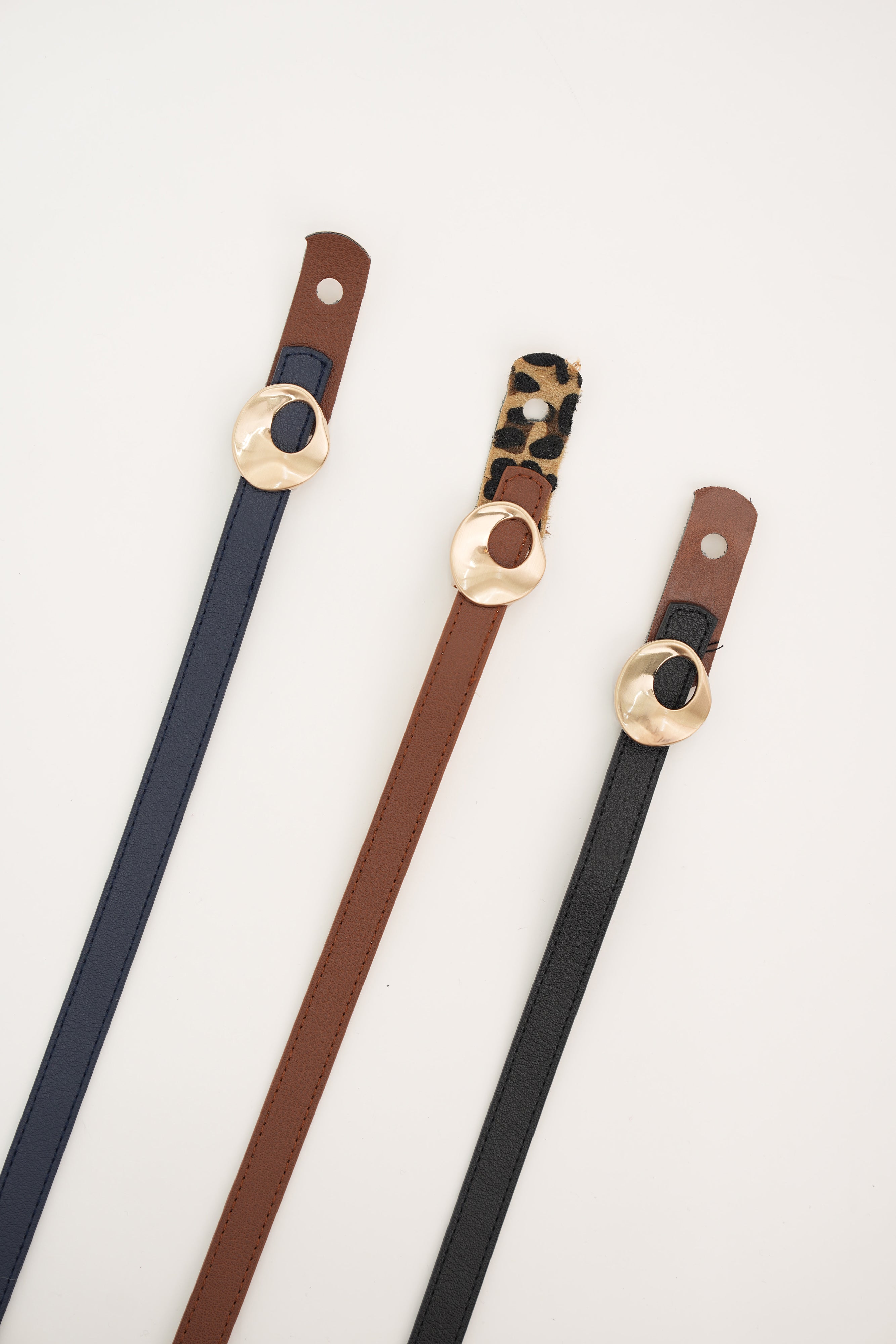 Tasarım Tokalı Kemer LACİVERT