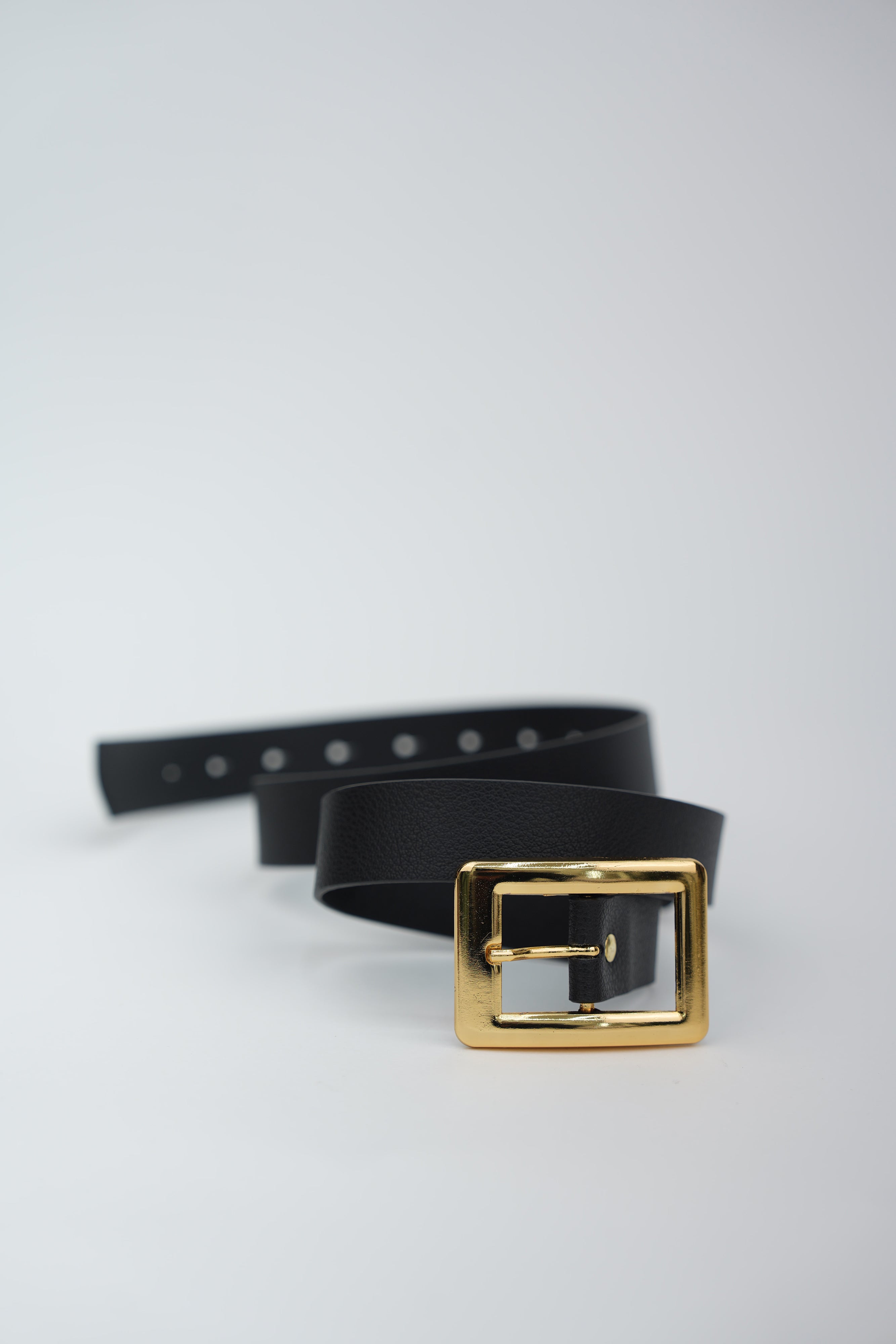 Kare Tasarım Tokalı Kemer SİYAH