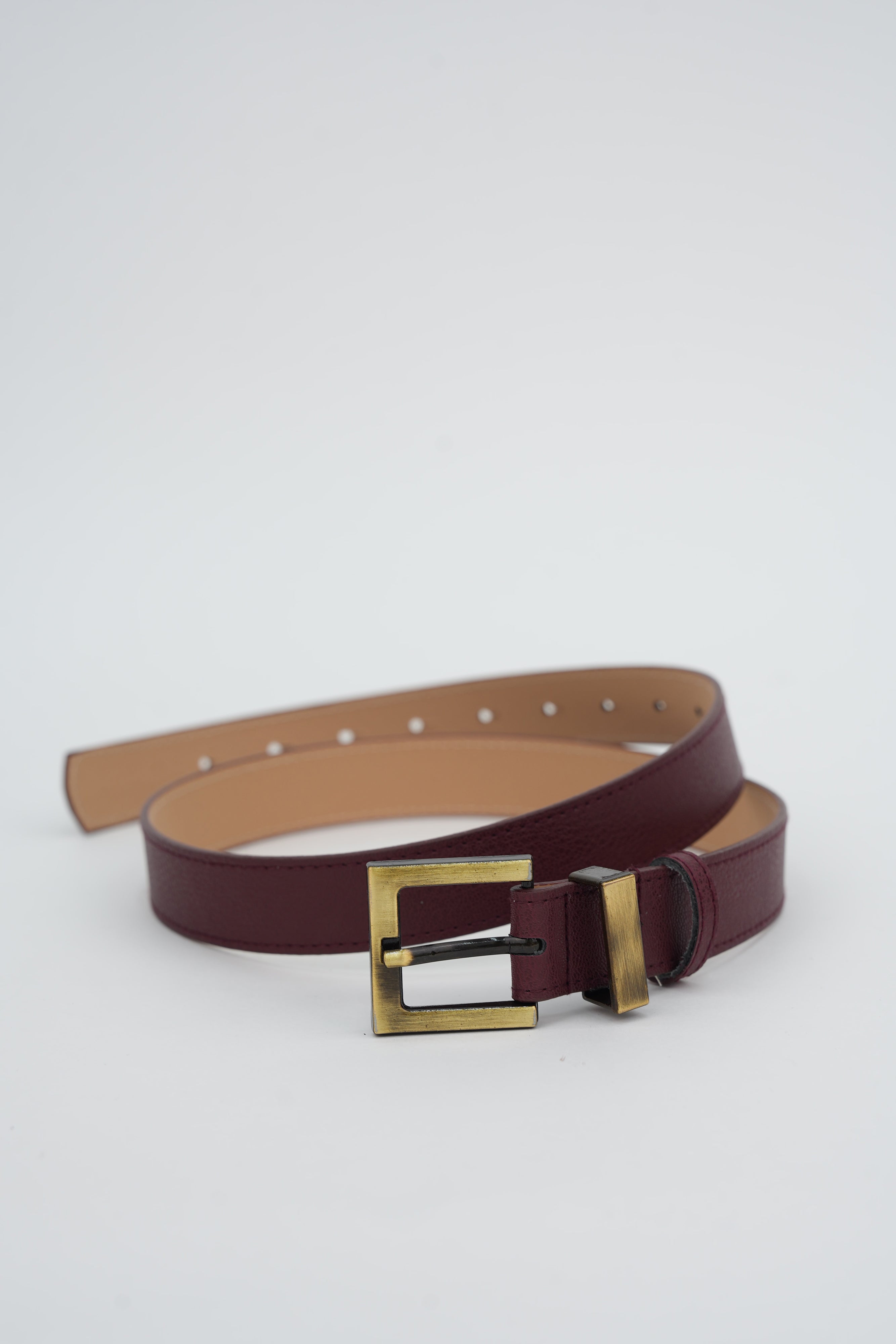 Kare Antik Tokalı Kemer BORDO