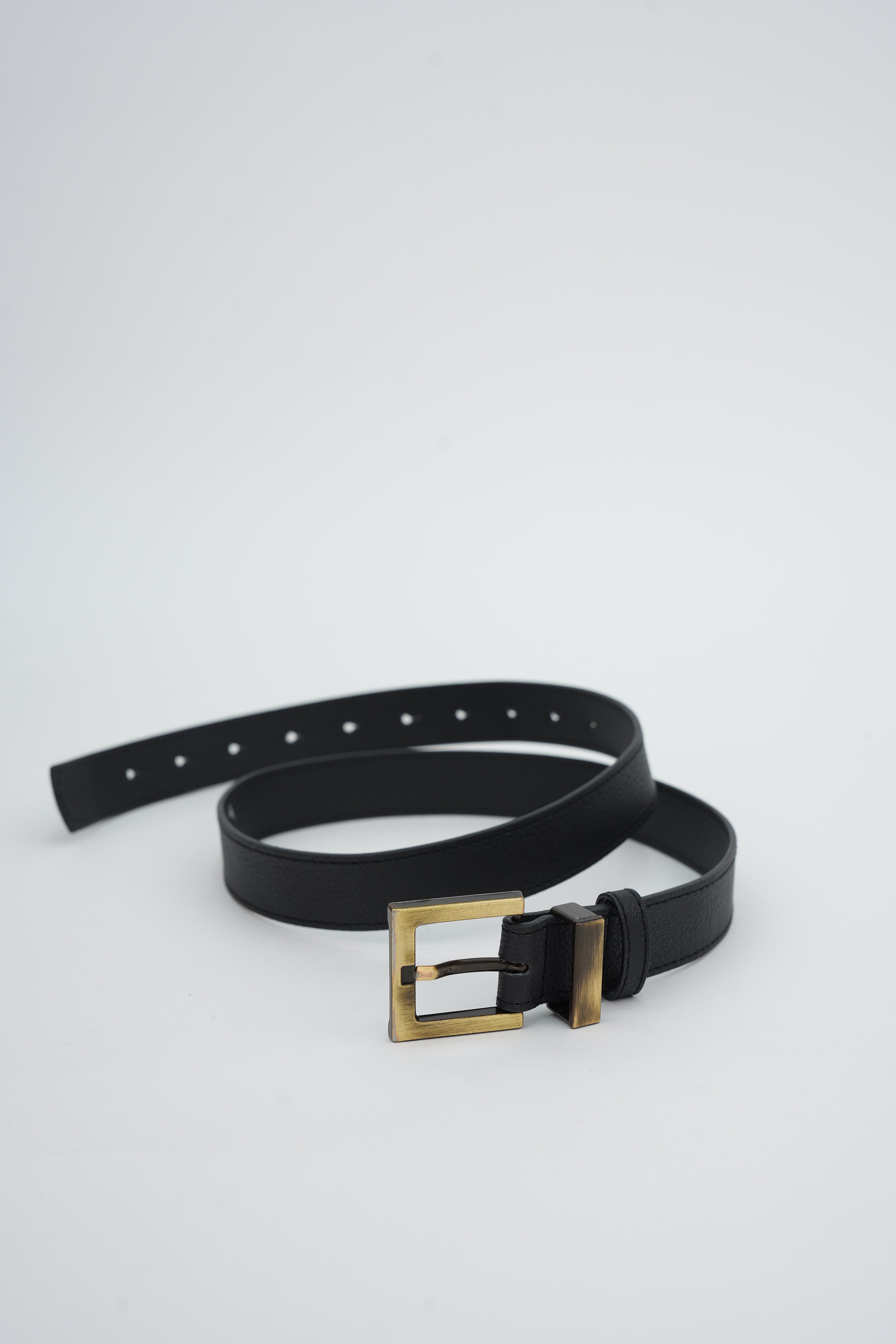 Kare Antik Tokalı Kemer SİYAH