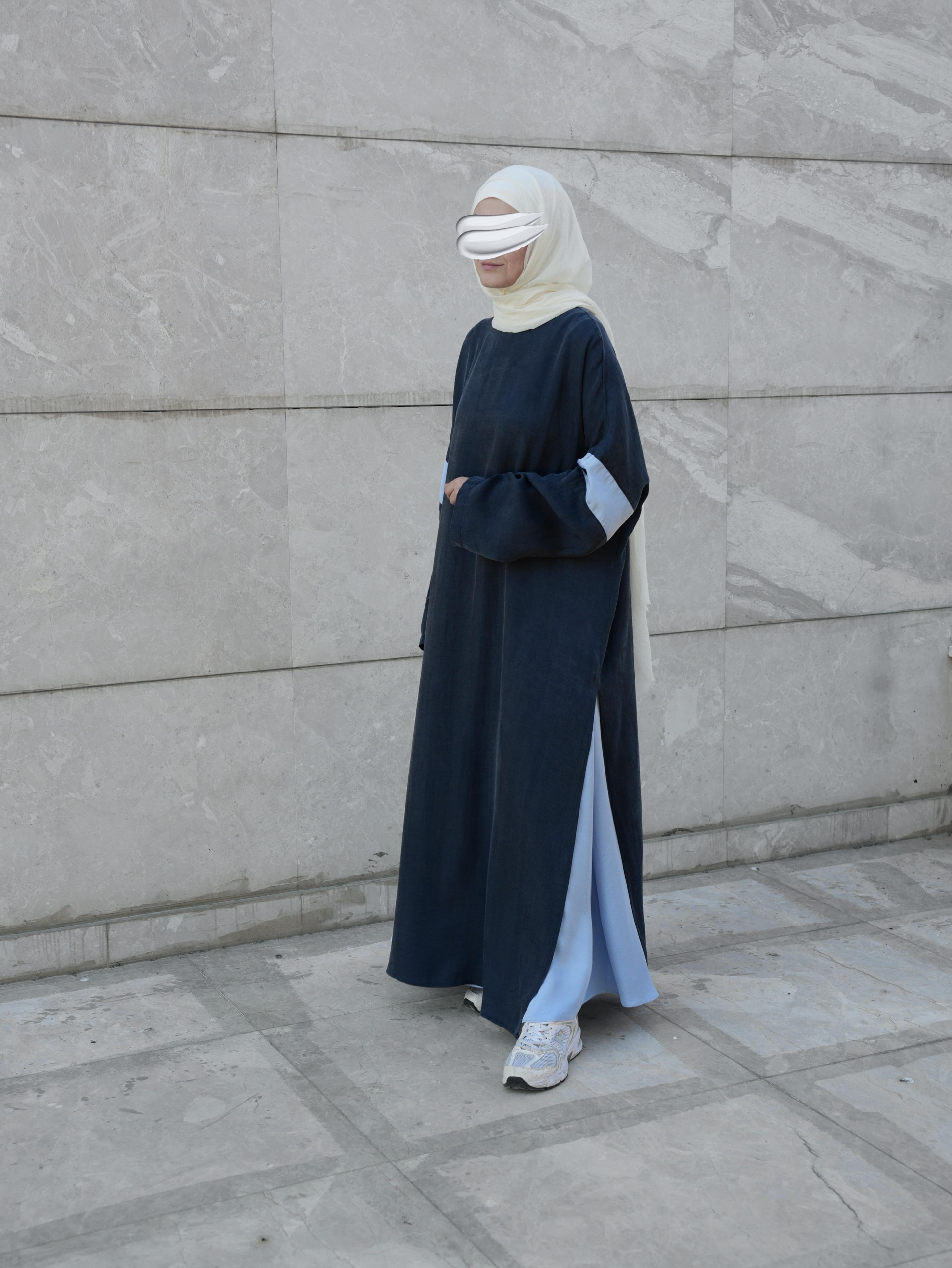 İpek Cupra Etekli Takım LACİVERT