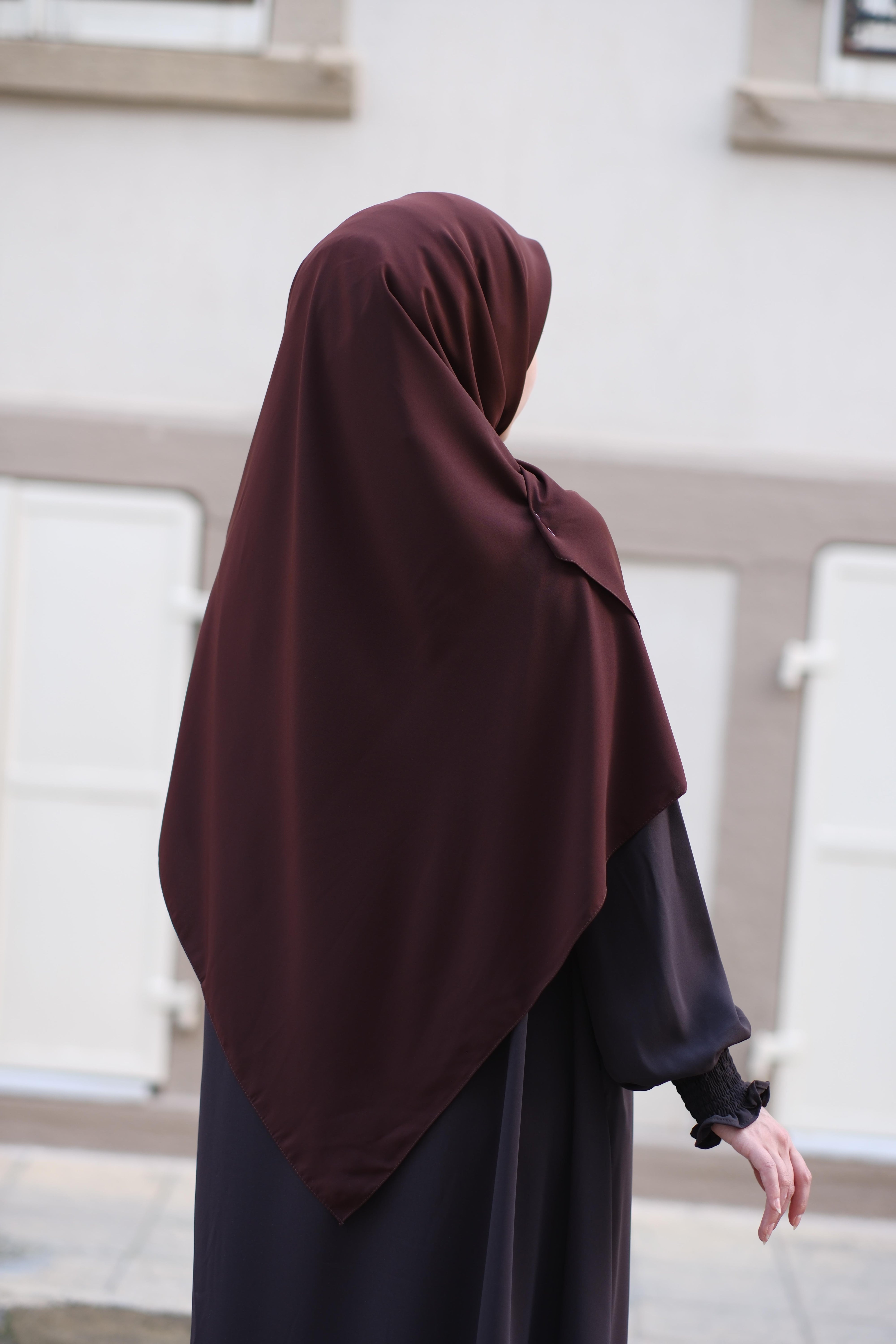 Medine İpeği Eşarp Acı Kahve