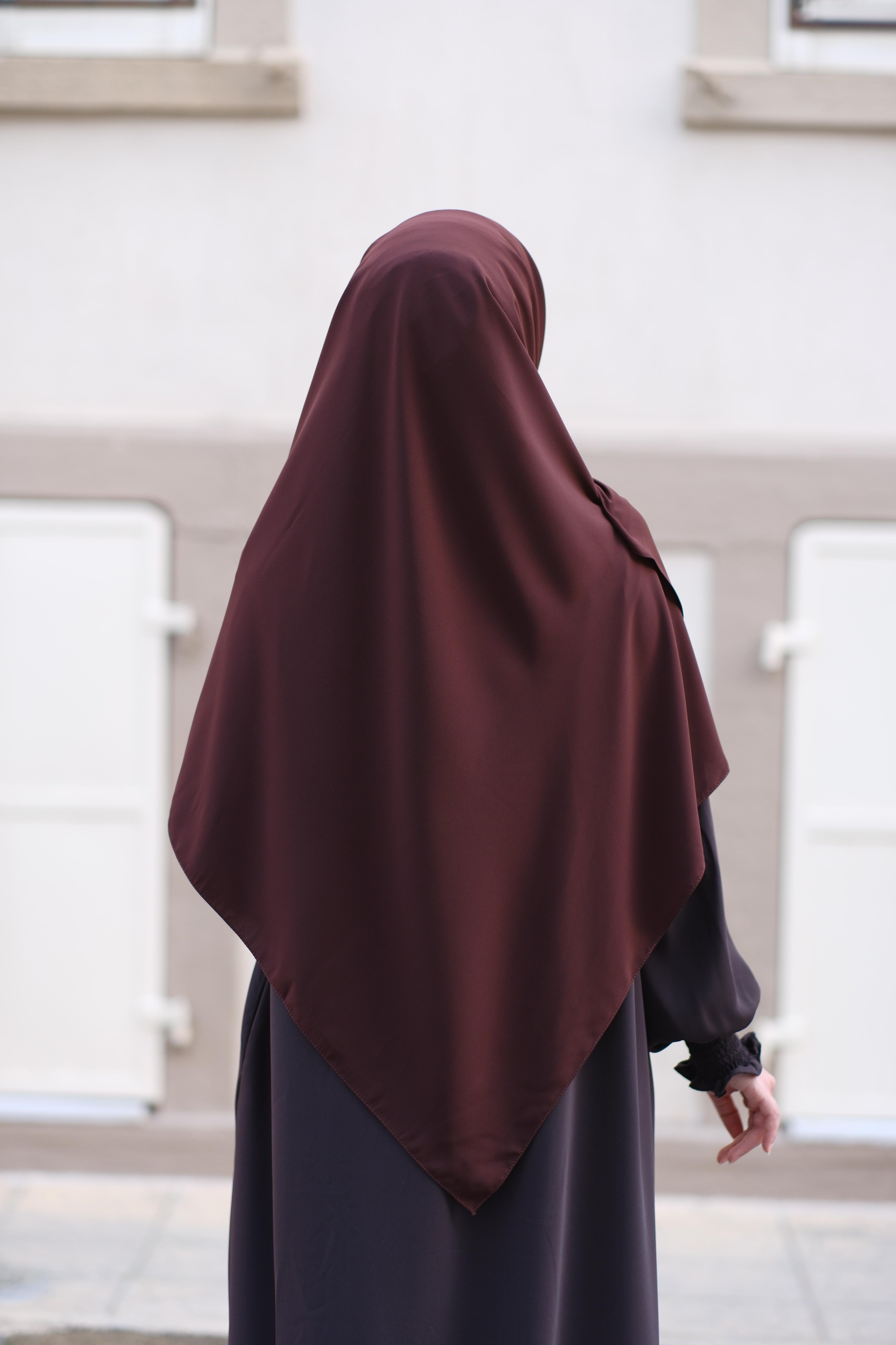 Medine İpeği Eşarp Acı Kahve