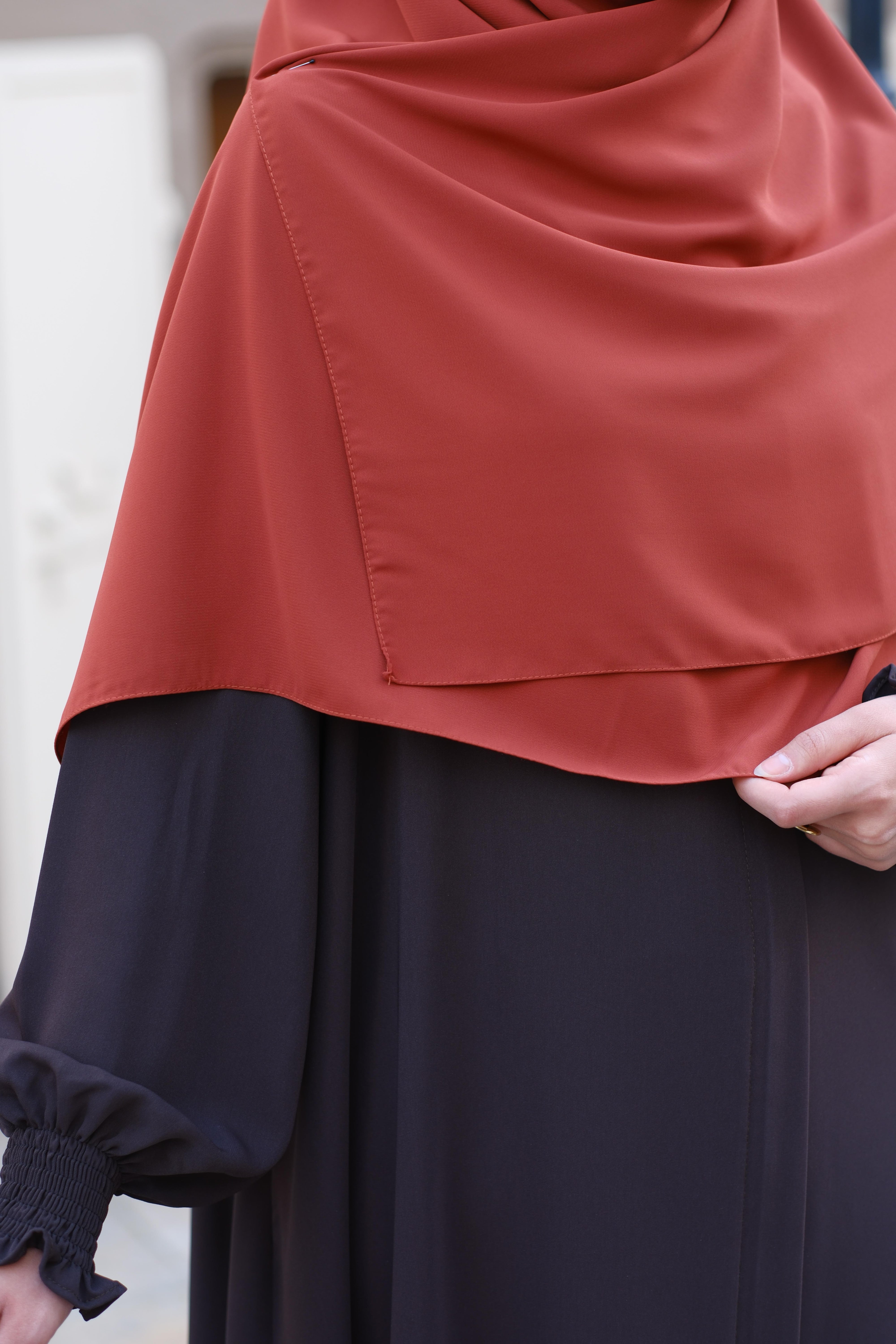 Medine İpeği Eşarp Kiremit