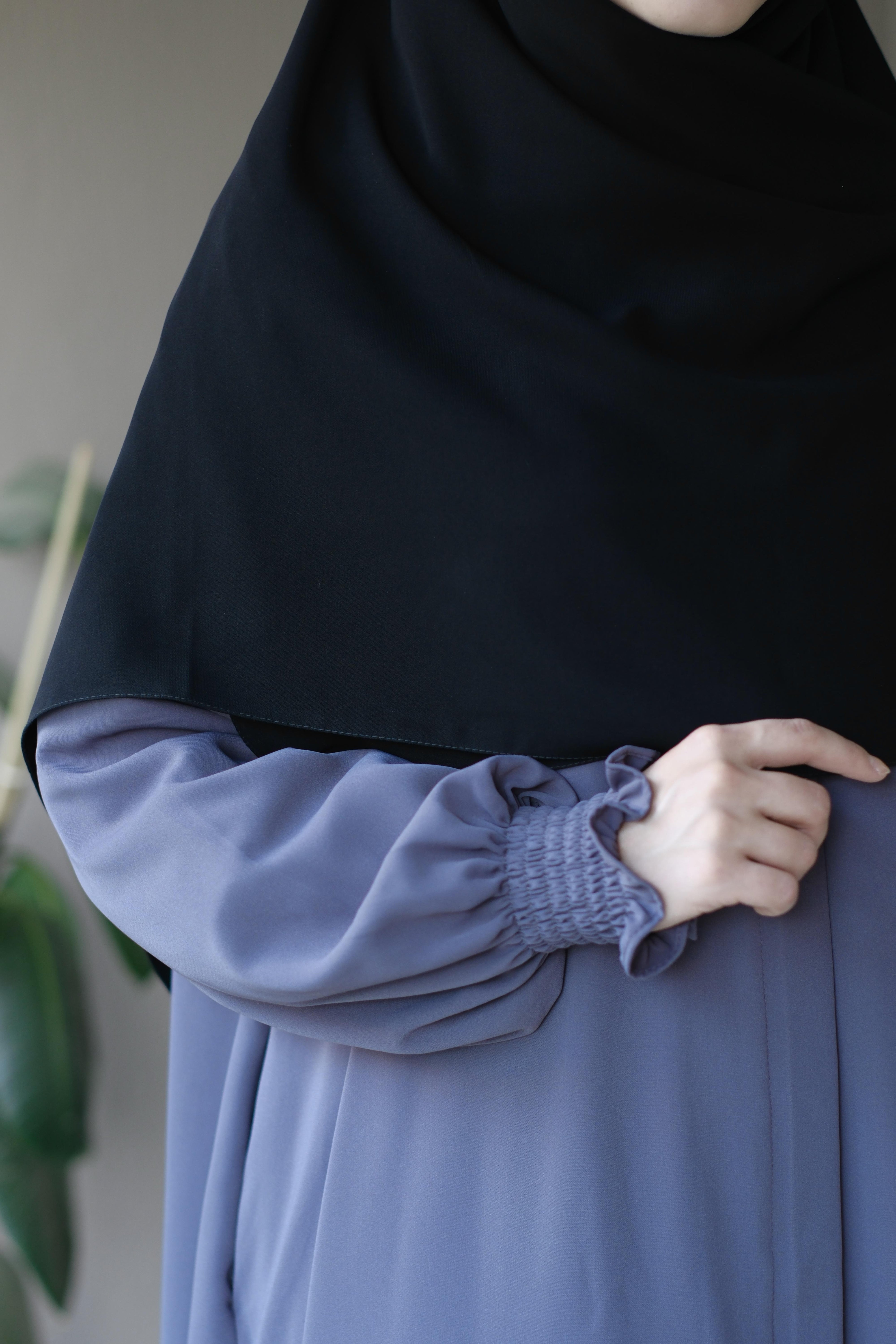 Medine İpeği Eşarp Siyah