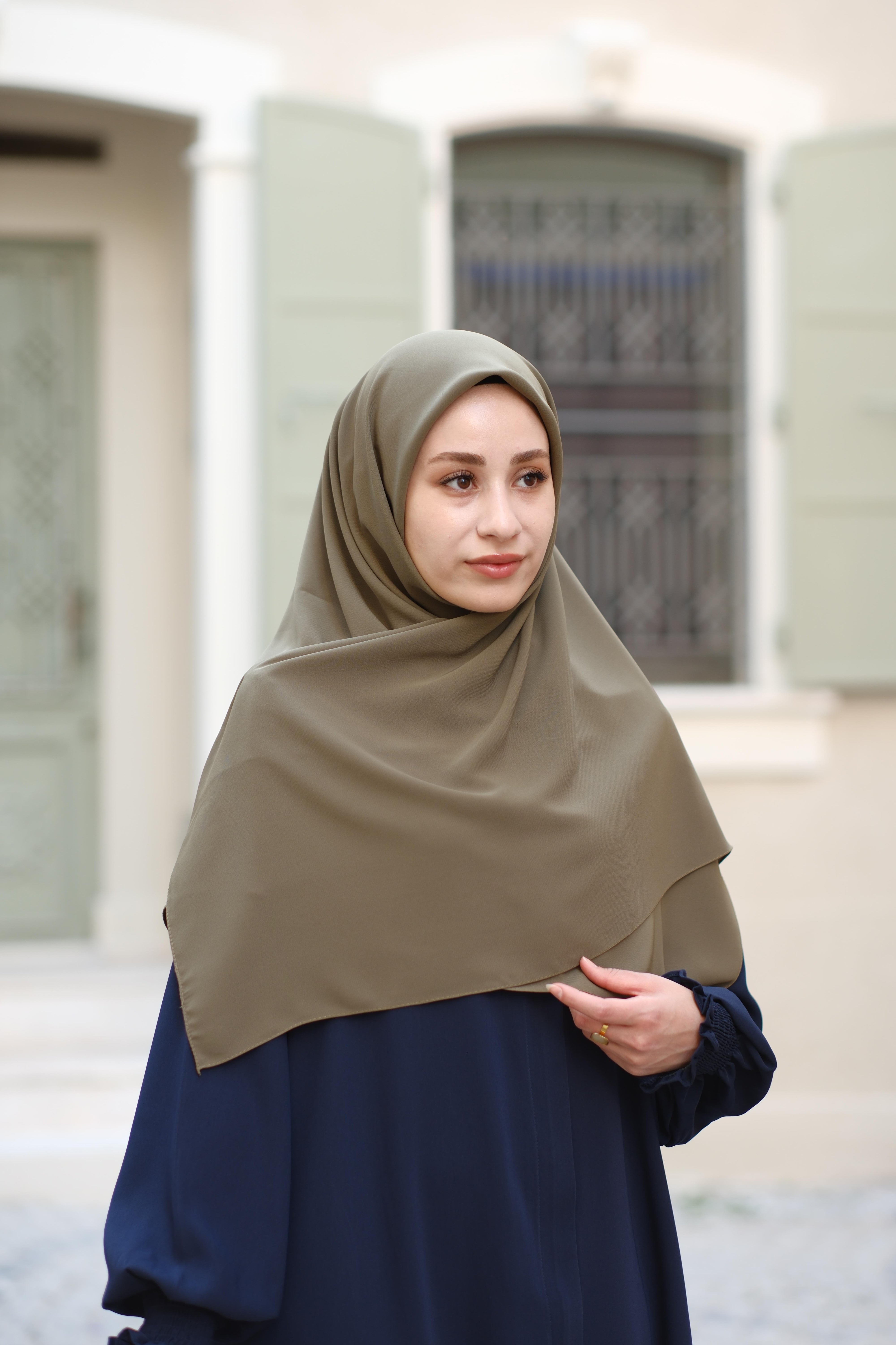 Medine İpeği Eşarp Soft Yeşil