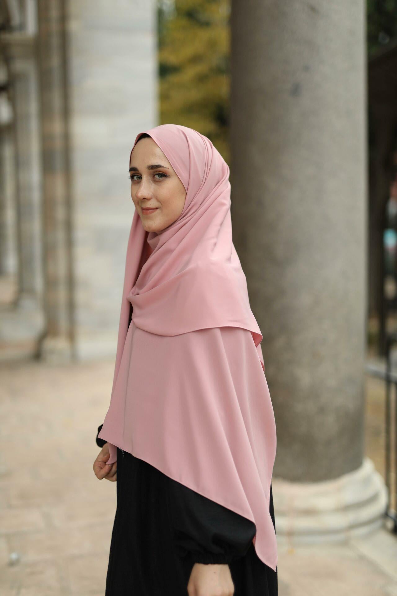 Medine İpeği Şal Pudra