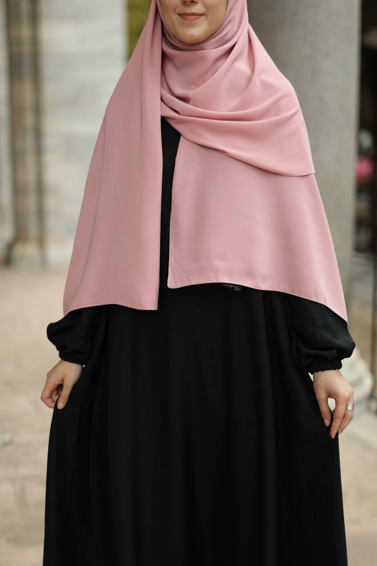 Medine İpeği Şal Pudra