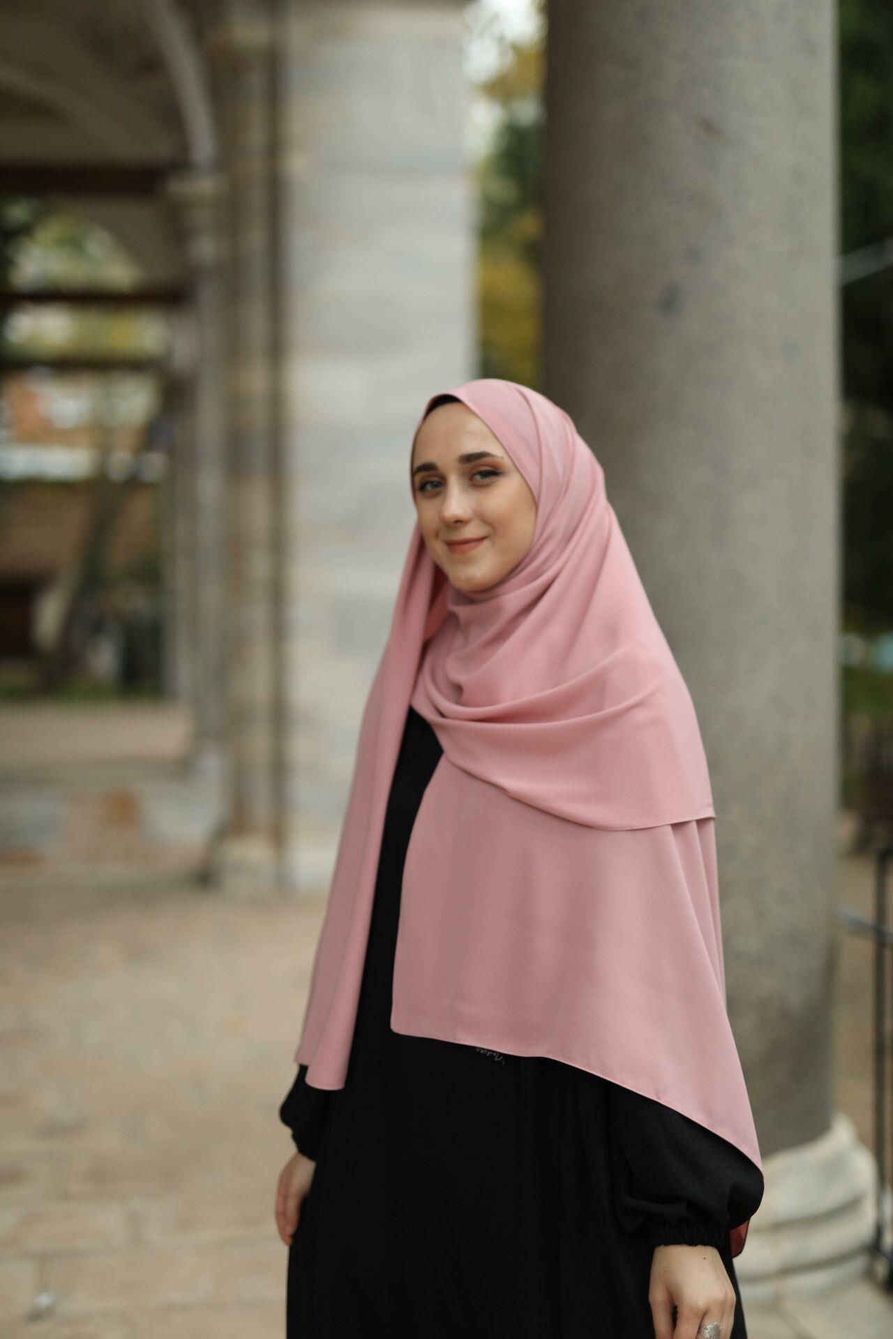 Medine İpeği Şal Pudra