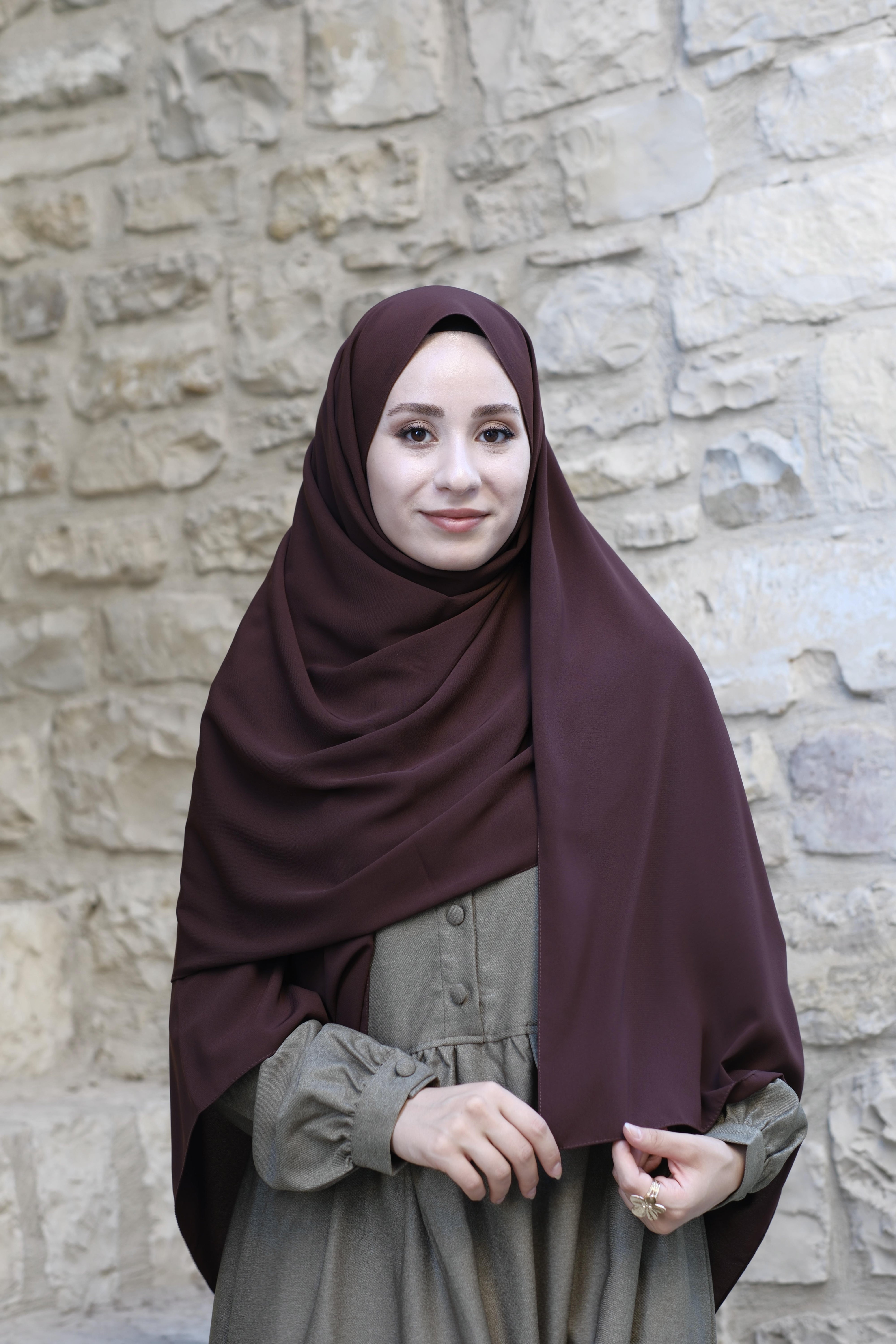 Medine İpeği Şal Acı Kahve