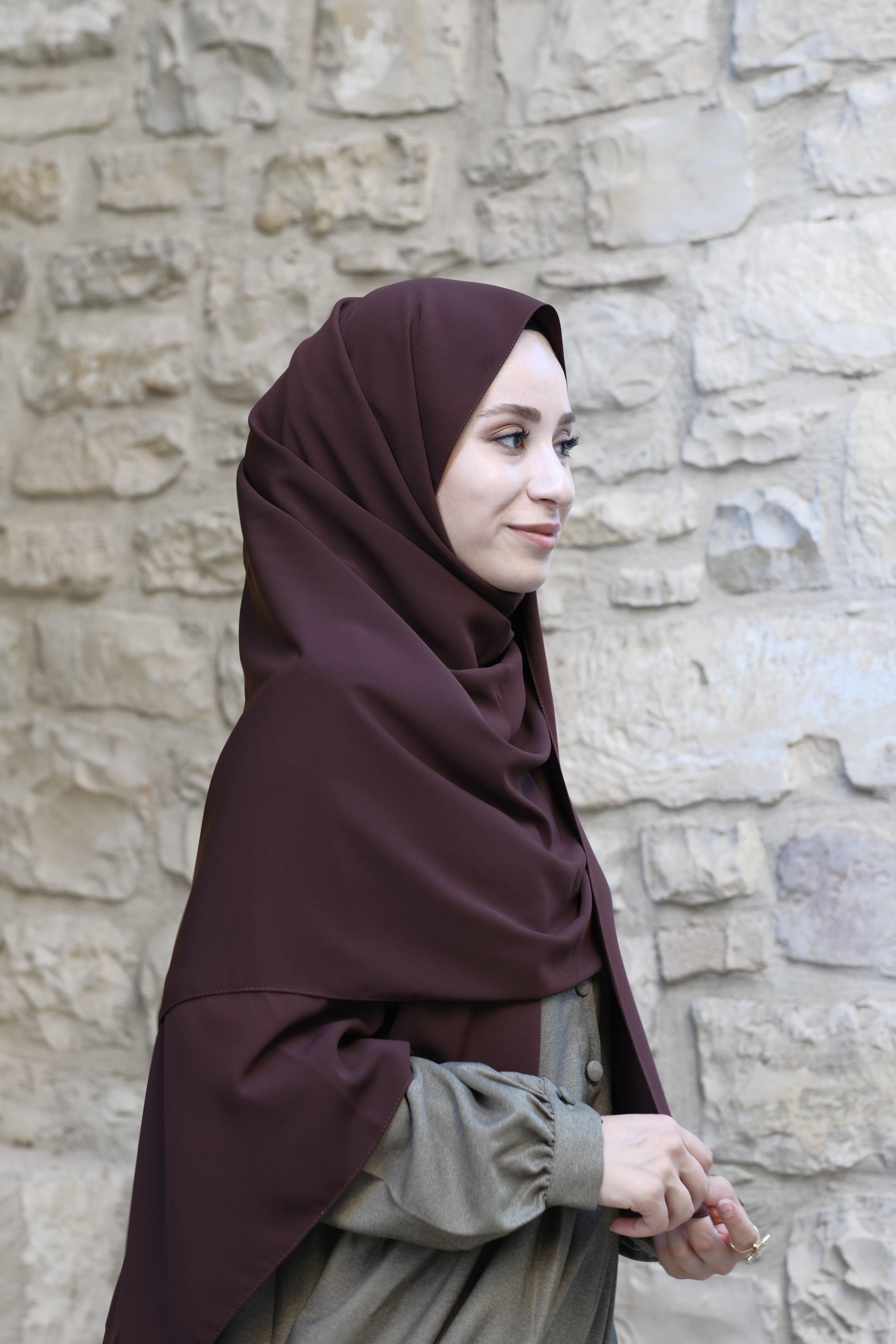 Medine İpeği Şal Acı Kahve