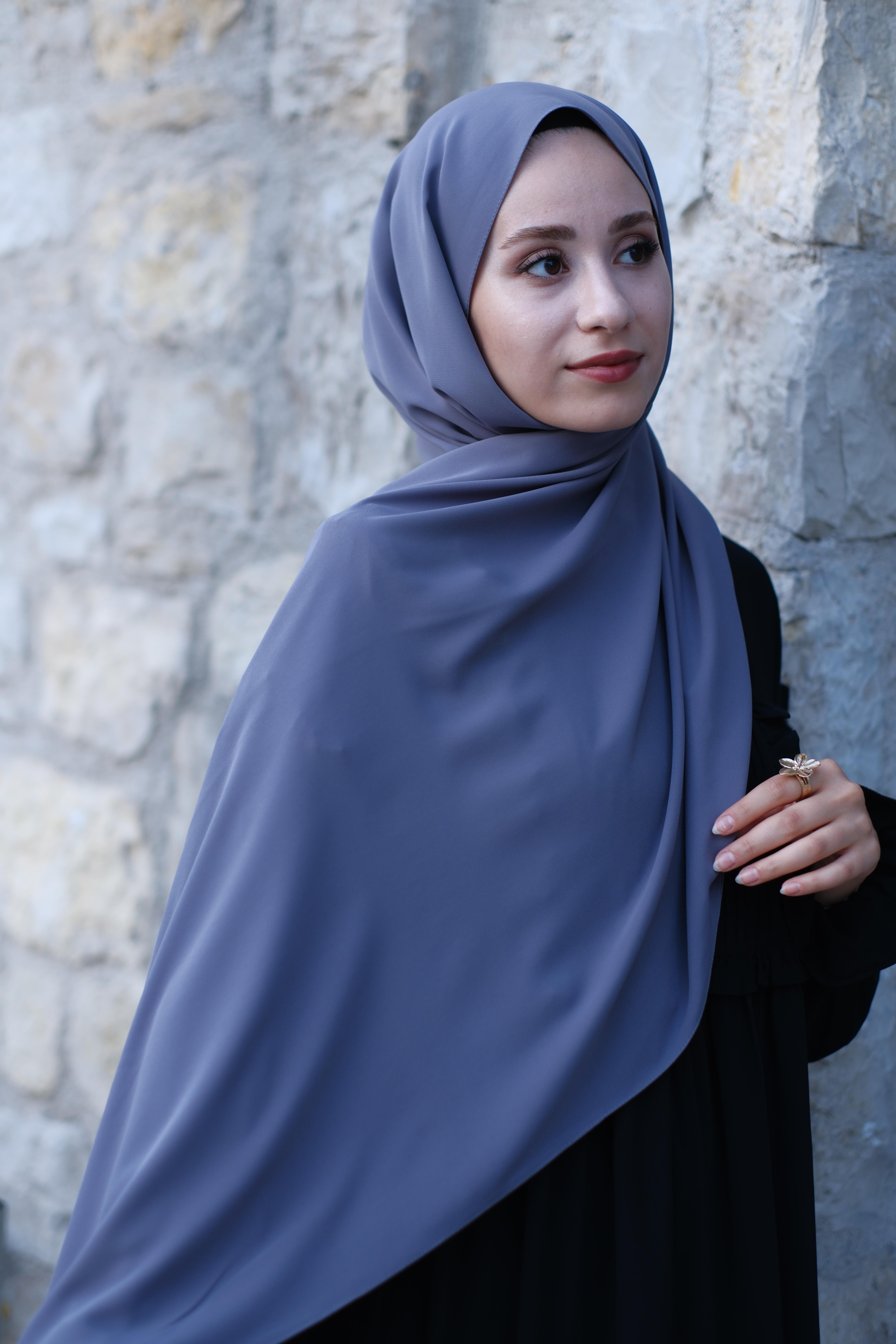 Medine İpeği Şal Gri