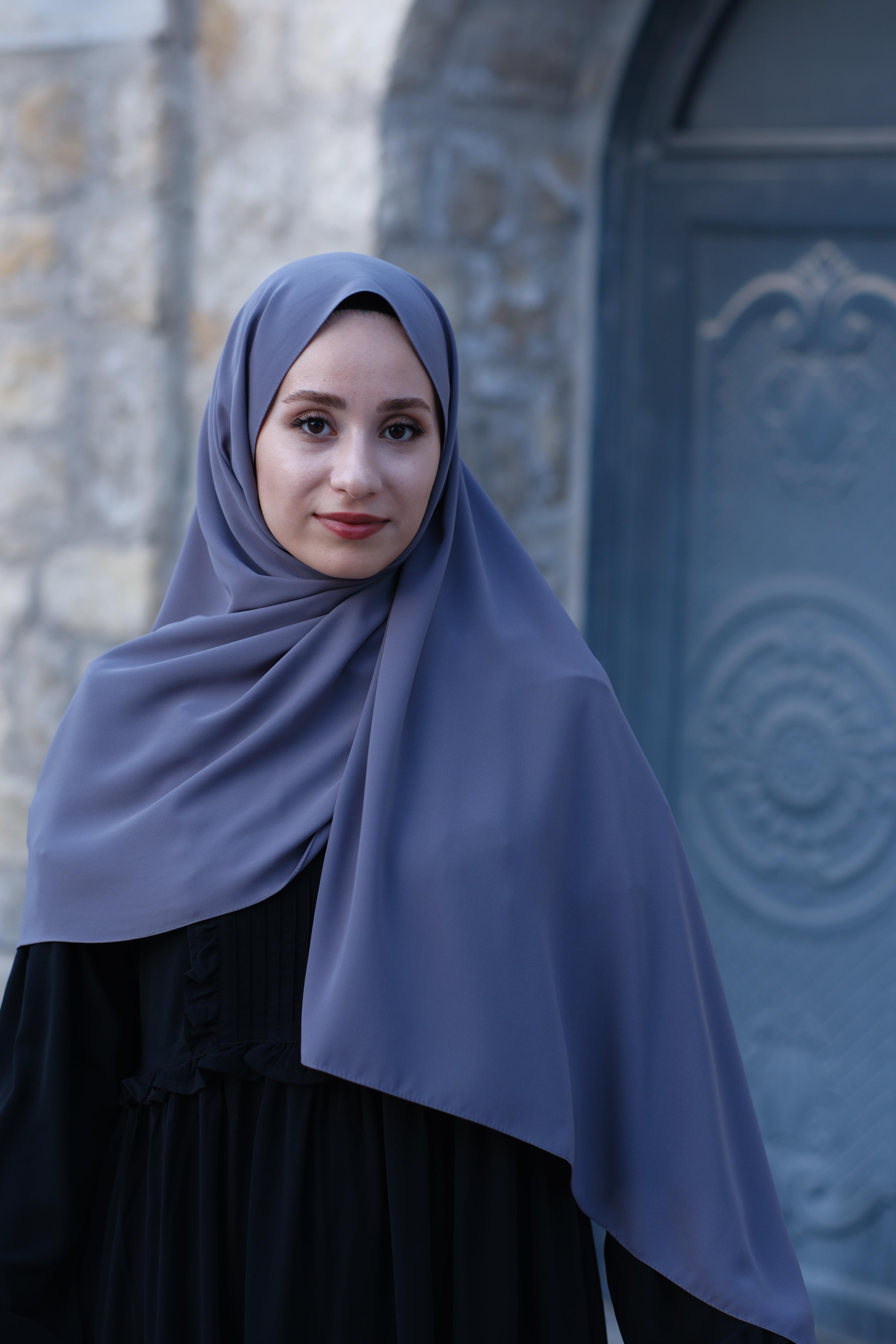 Medine İpeği Şal Gri