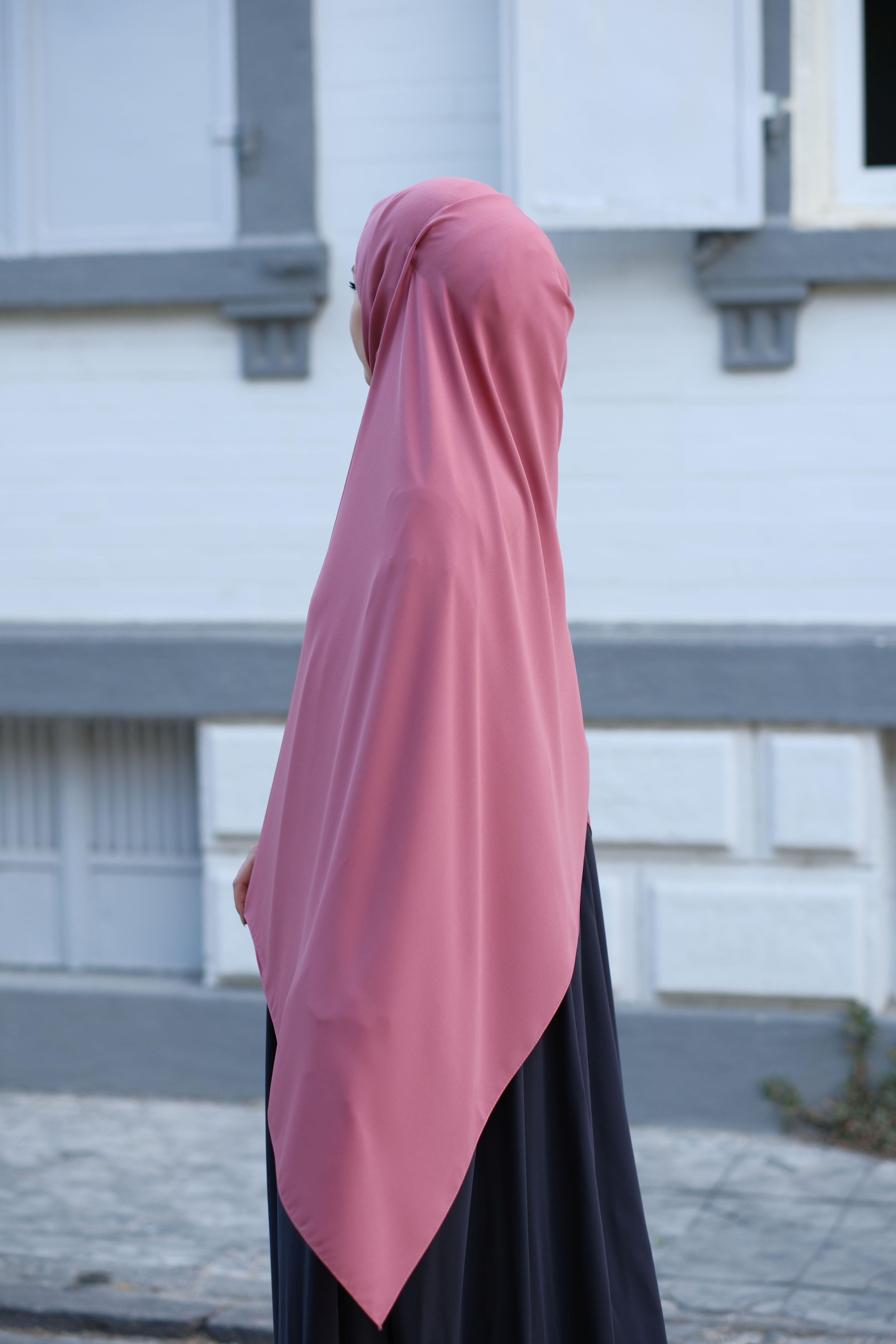 Medine İpeği Şal Gül Kurusu