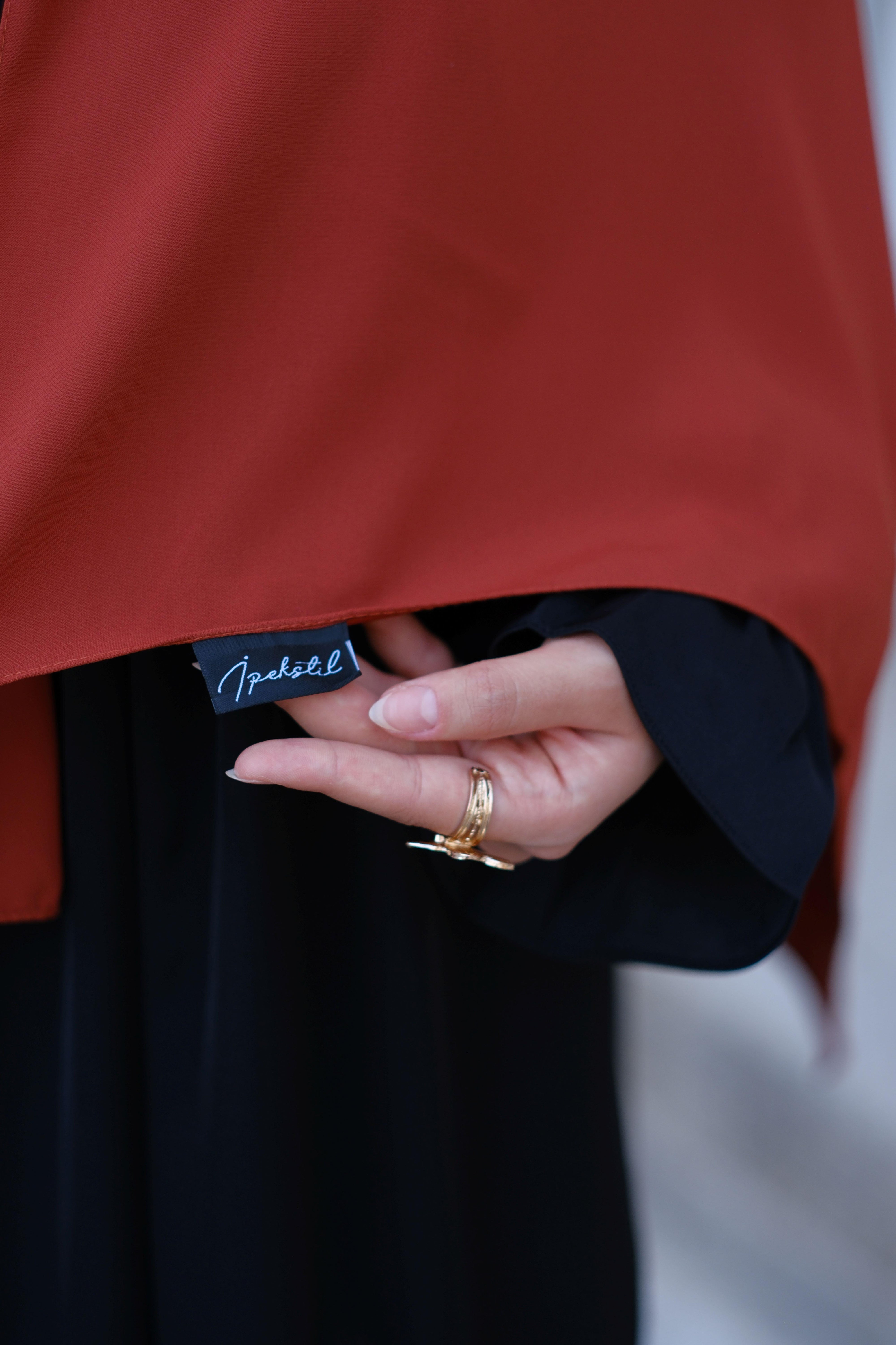 Medine İpeği Şal Kiremit